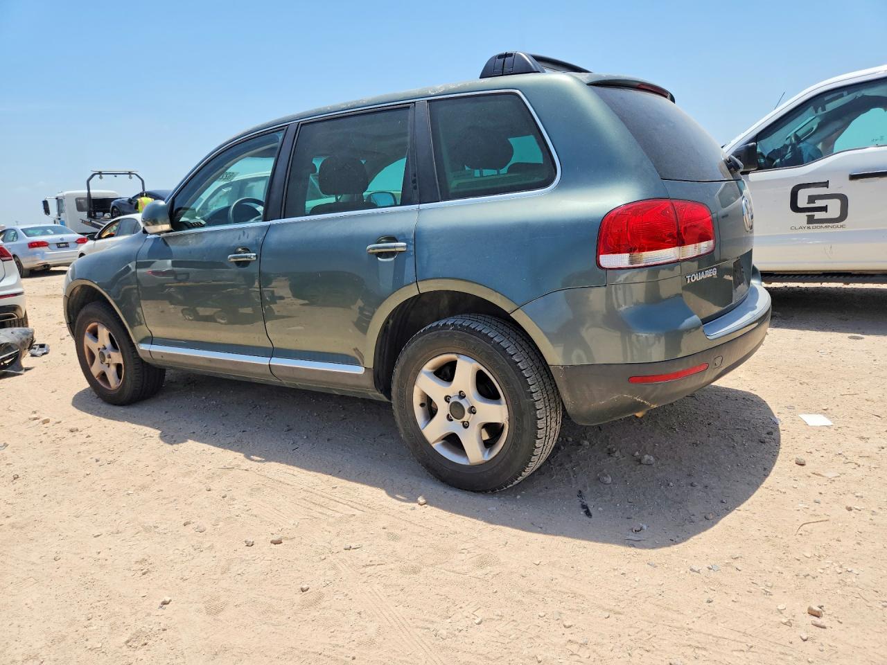 2005 Volkswagen Touareg 3.2 Gray vin: WVGZG77L65D021507
