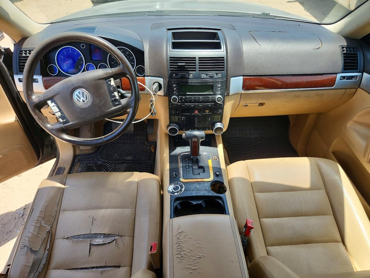2005 Volkswagen Touareg 3.2 Gray vin: WVGZG77L65D021507