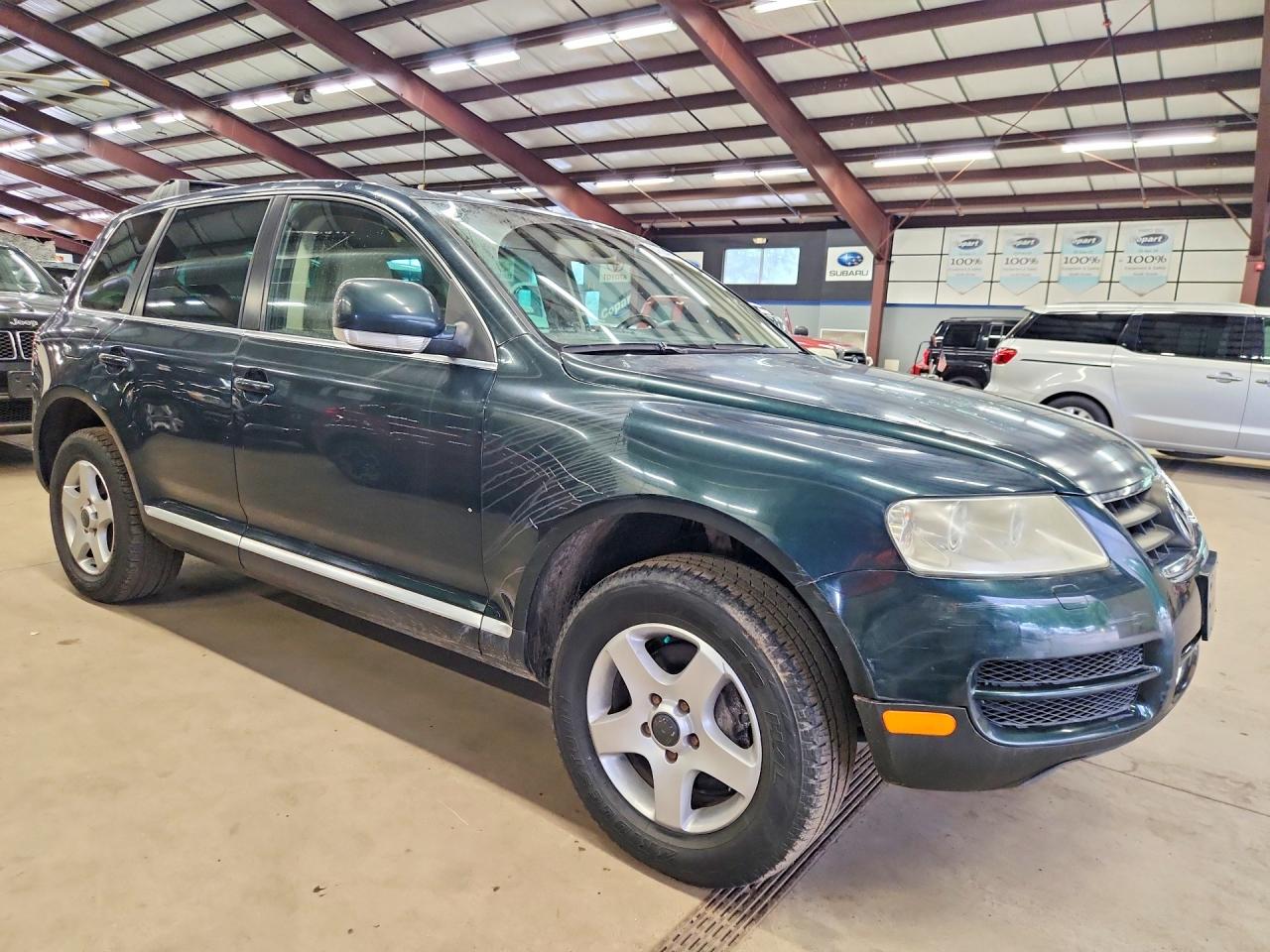 2005 Volkswagen Touareg 3.2 Green vin: WVGZG77LX5D031330