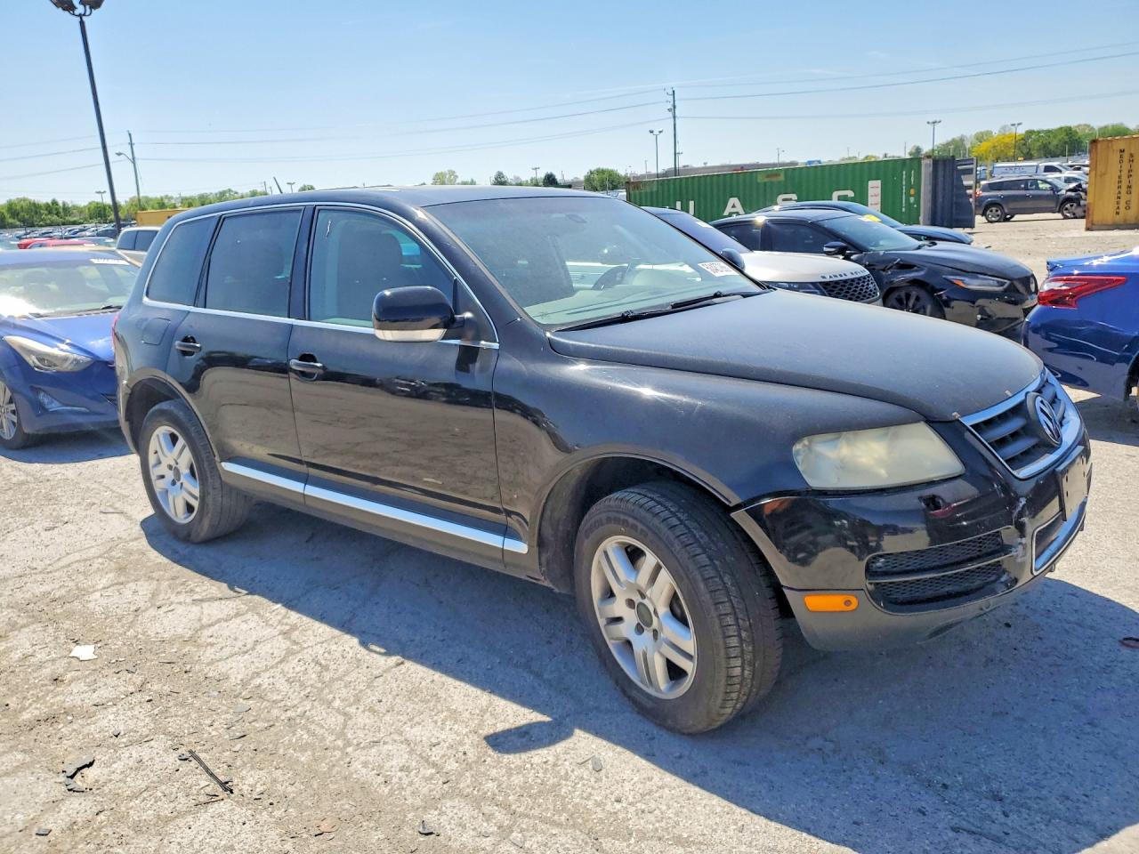 2006 Volkswagen Touareg 4.2 Black vin: WVGZM77L06D043531