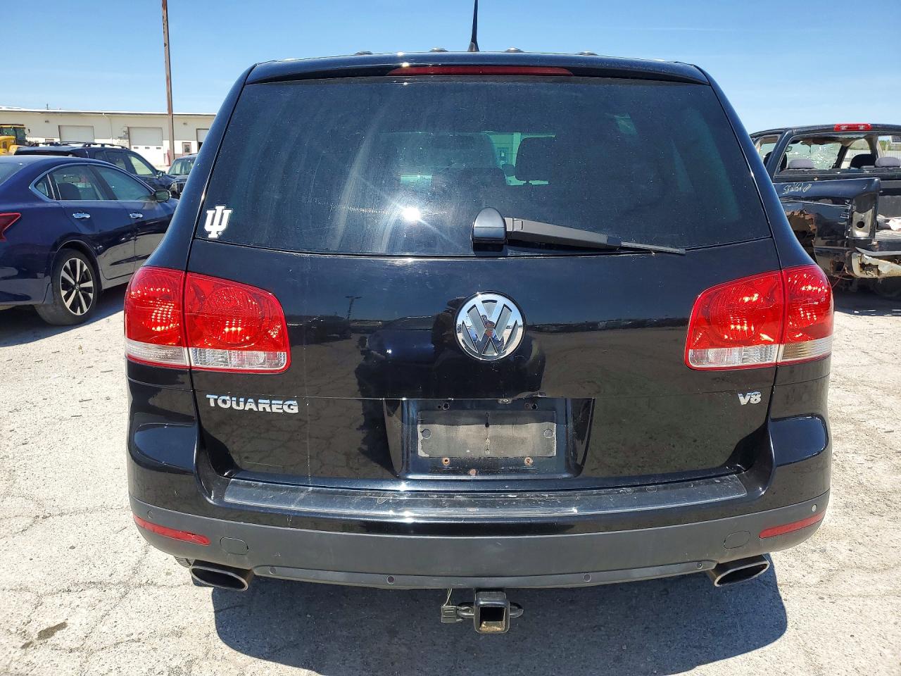 2006 Volkswagen Touareg 4.2 Black vin: WVGZM77L06D043531