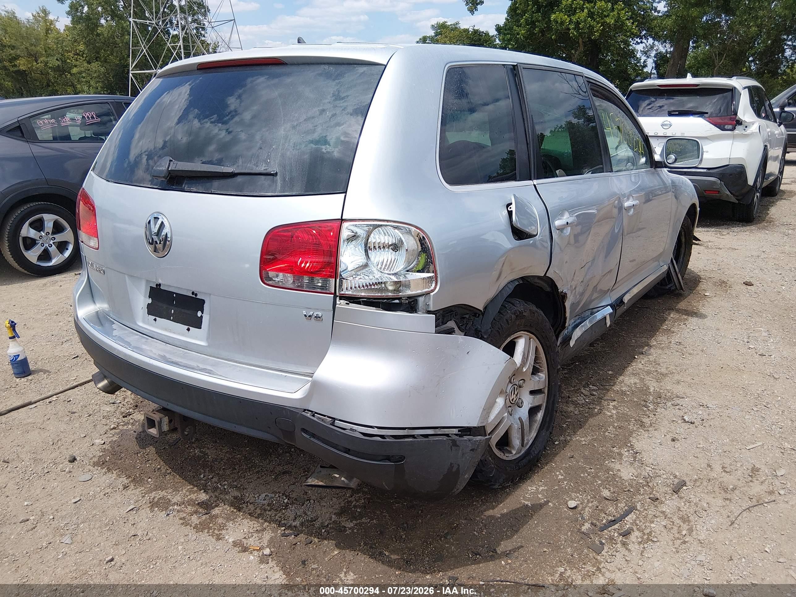 2006 Volkswagen Touareg V8 Black vin: WVGZM77L16D030884