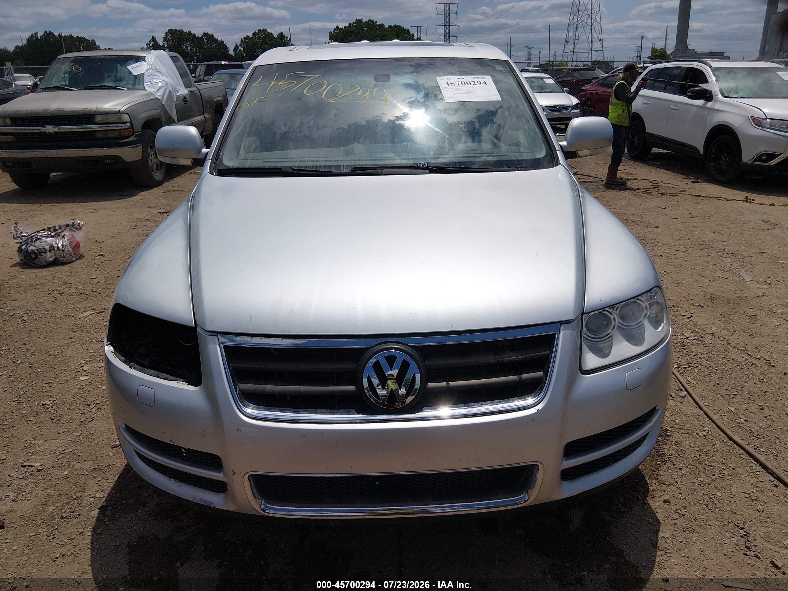 2006 Volkswagen Touareg V8 Black vin: WVGZM77L16D030884
