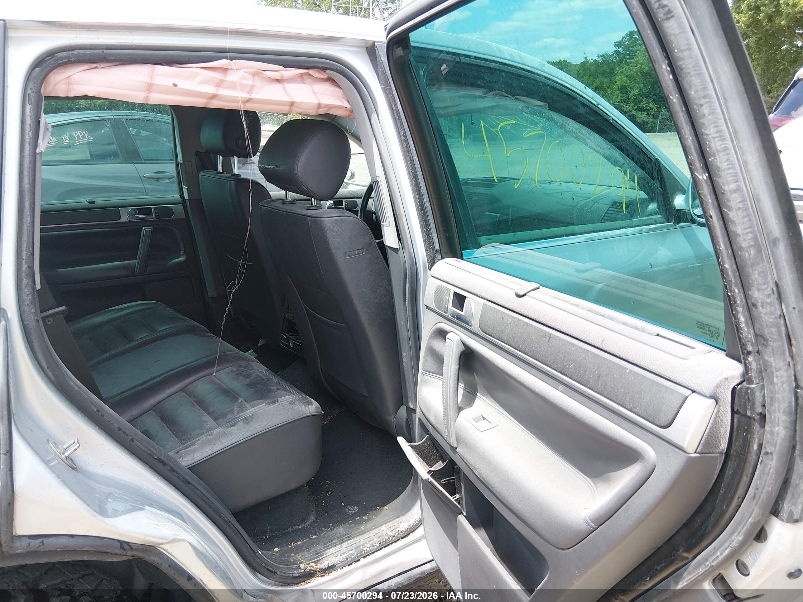 2006 Volkswagen Touareg V8 Black vin: WVGZM77L16D030884