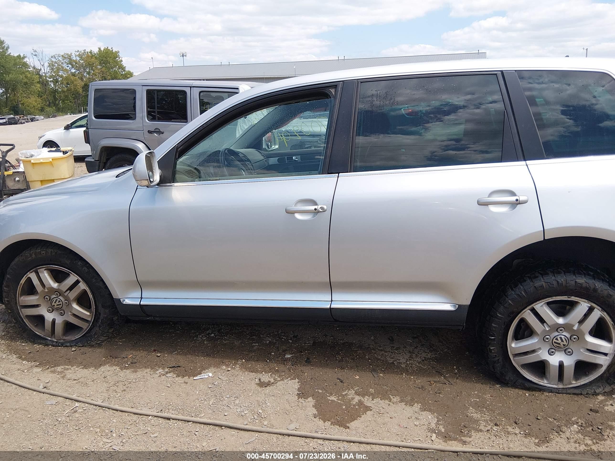 2006 Volkswagen Touareg V8 Black vin: WVGZM77L16D030884