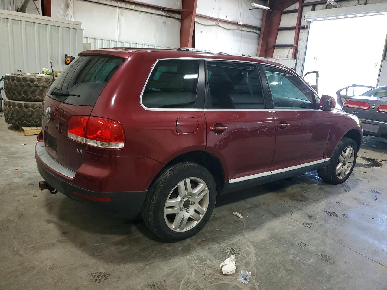 2005 Volkswagen Touareg 4.2 Burgundy vin: WVGZM77L85D072550