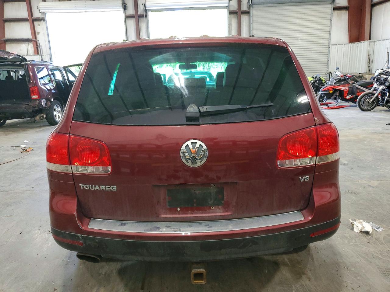 2005 Volkswagen Touareg 4.2 Burgundy vin: WVGZM77L85D072550