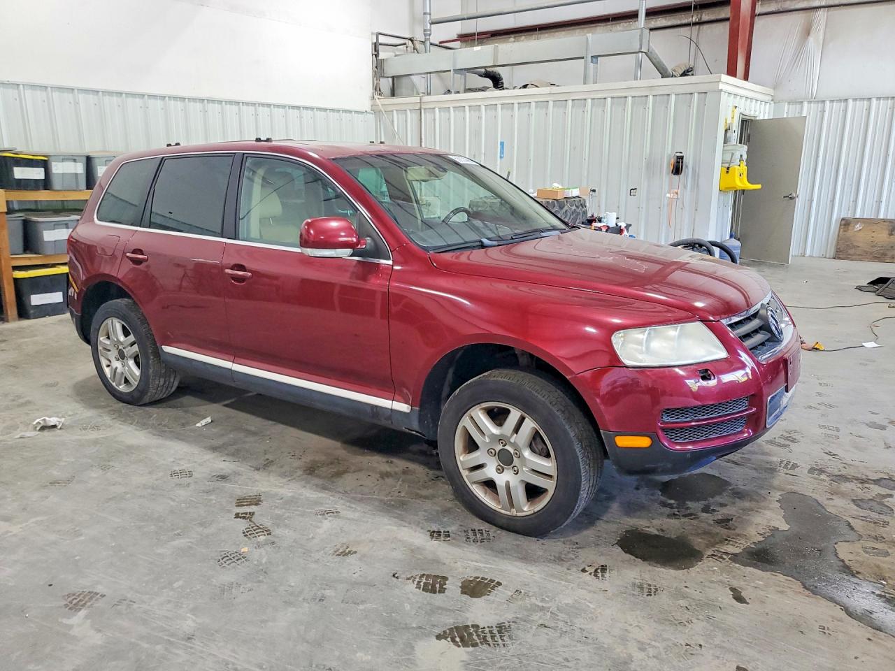 2005 Volkswagen Touareg 4.2 Burgundy vin: WVGZM77L85D072550