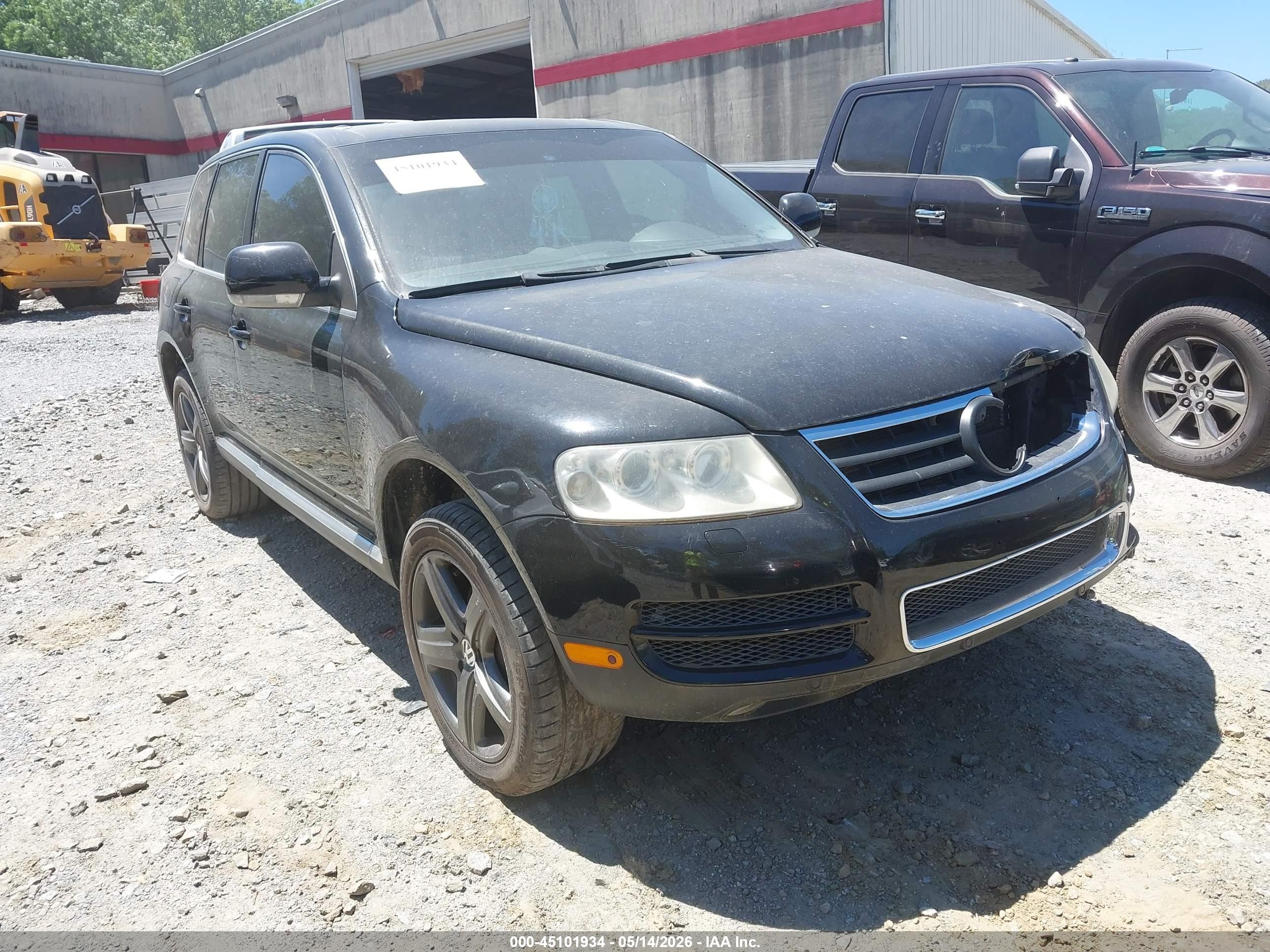 2006 Volkswagen Touareg V8 Black vin: WVGZM77L96D031457