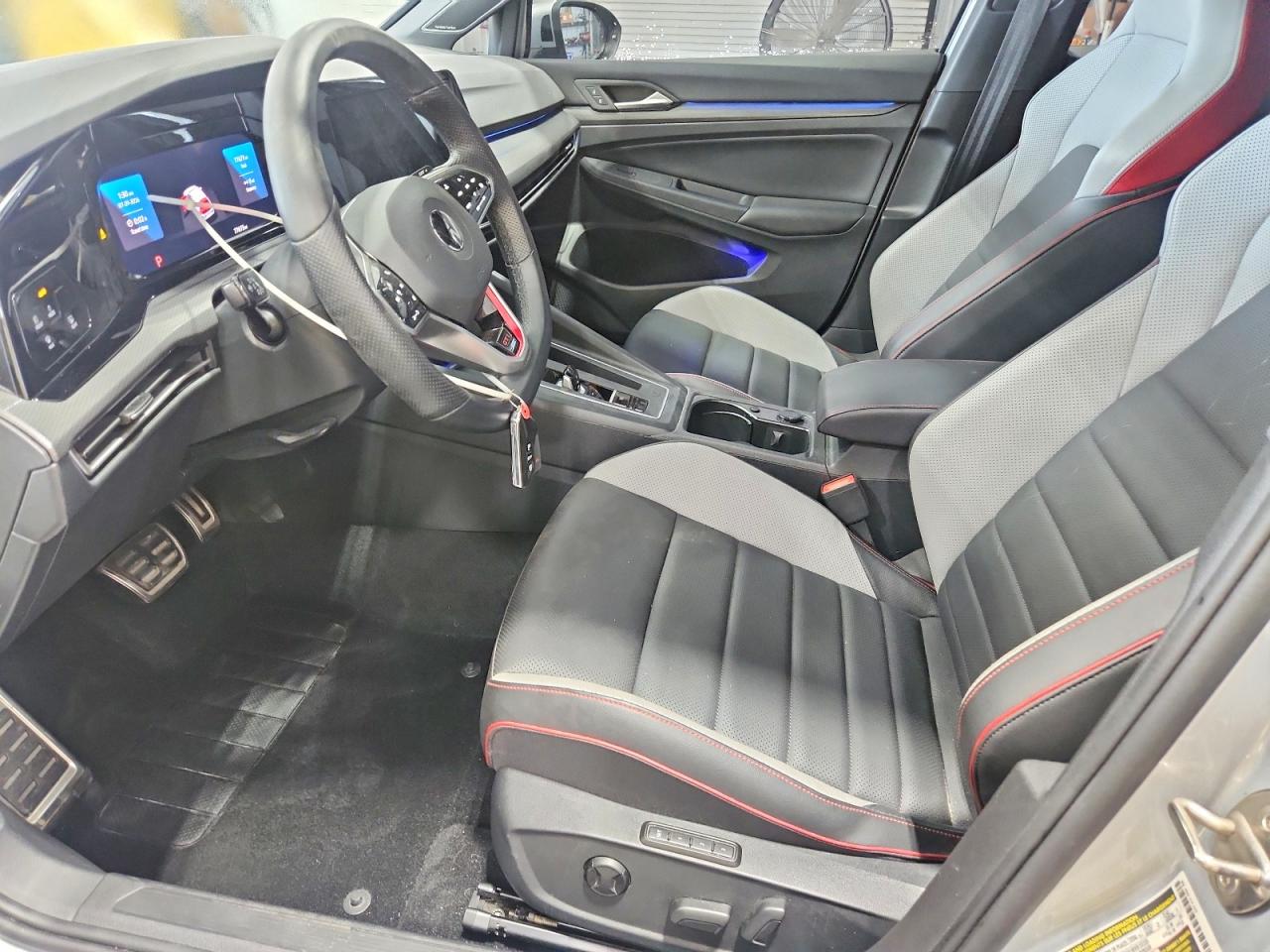 2022 Volkswagen Gti Se Silver vin: WVW387CD5NW121172