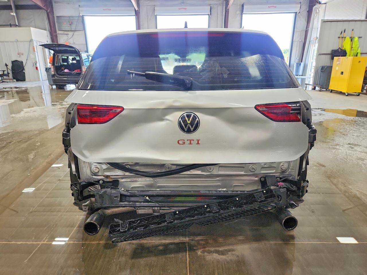 2022 Volkswagen Gti Se Silver vin: WVW387CD5NW121172