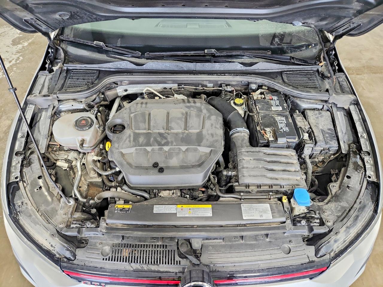 2022 Volkswagen Gti Se Silver vin: WVW387CD5NW121172
