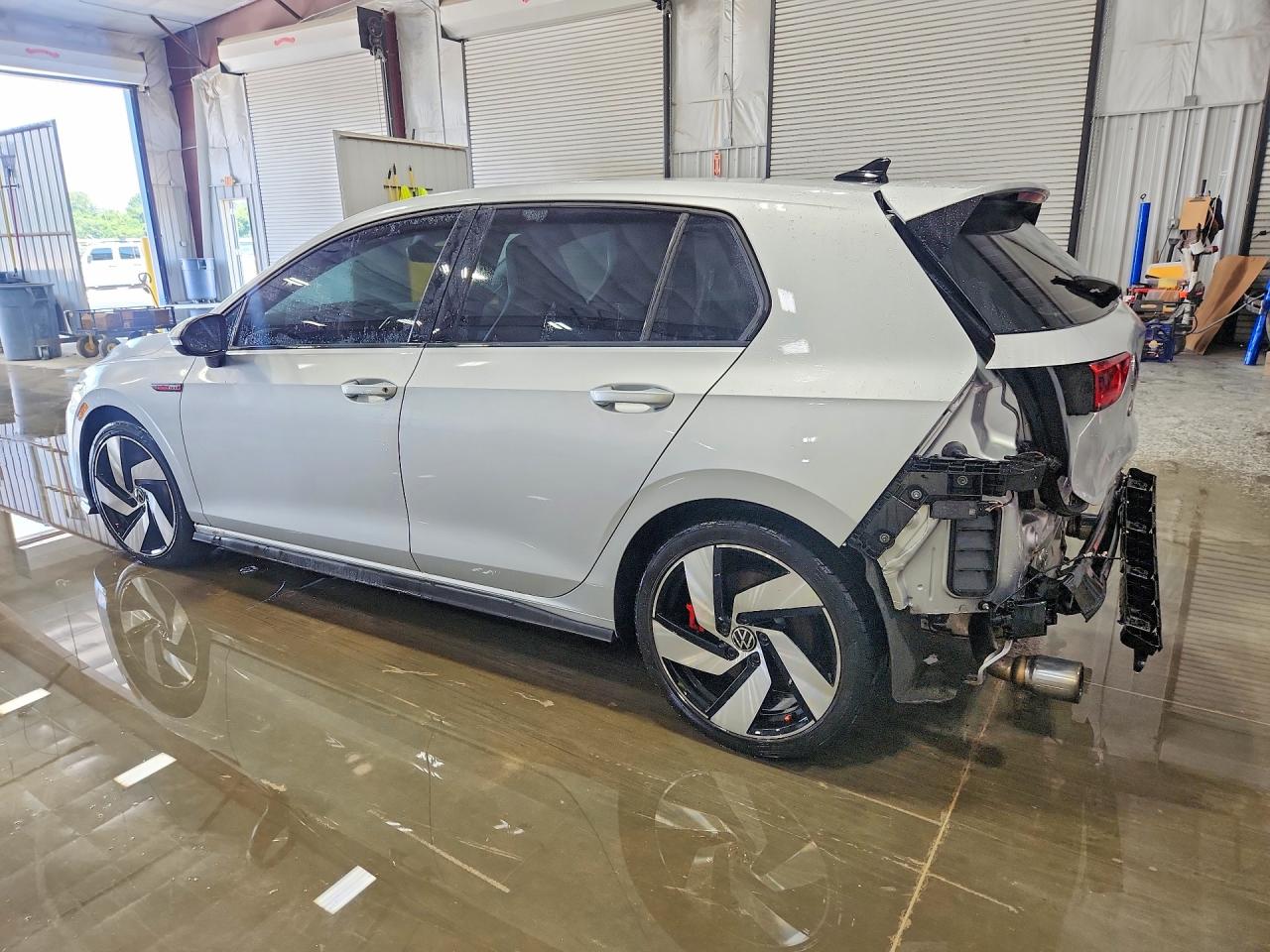 2022 Volkswagen Gti Se Silver vin: WVW387CD5NW121172