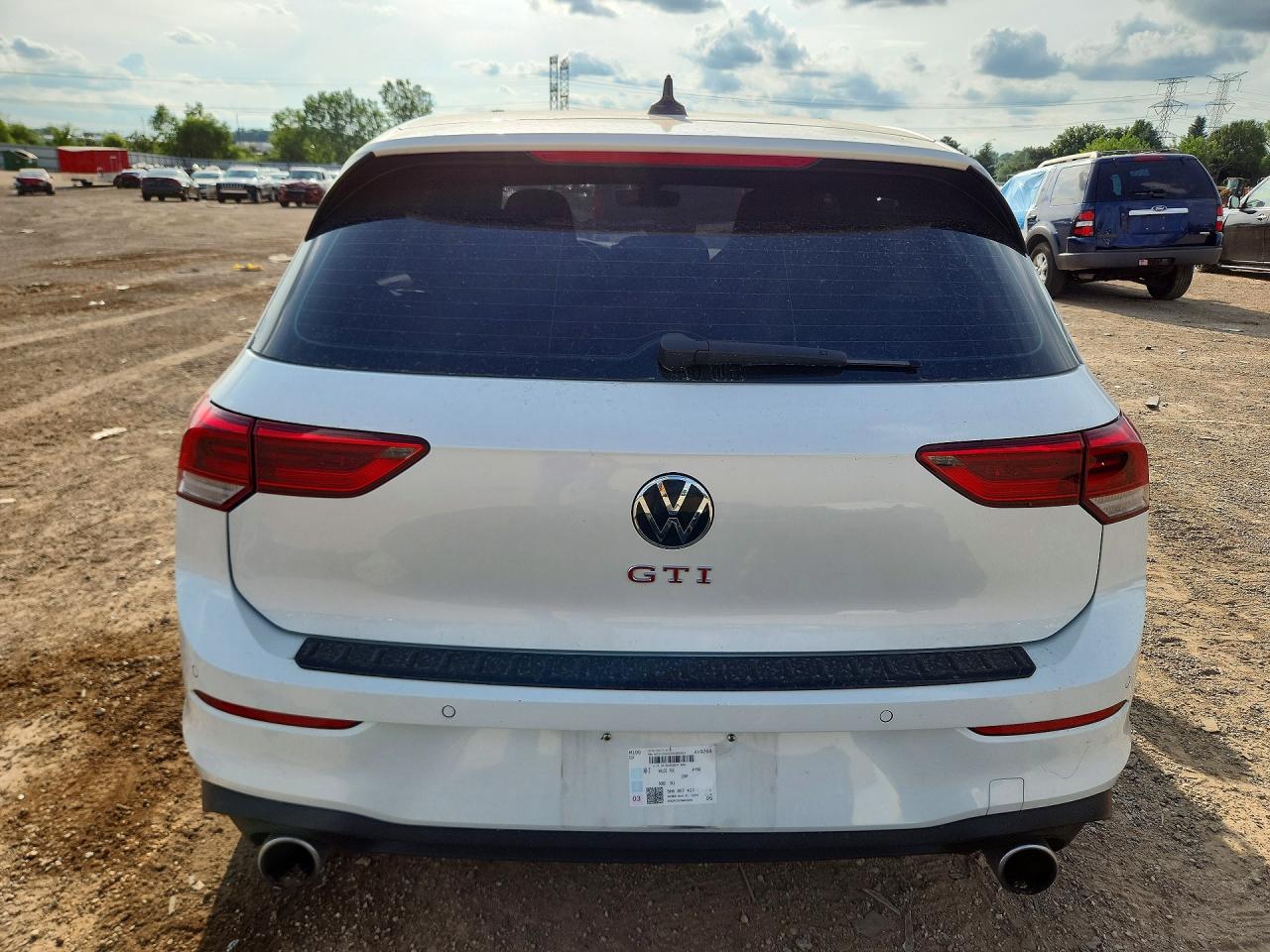 2024 Volkswagen Gti Se White vin: WVW3A7CD7RW228265