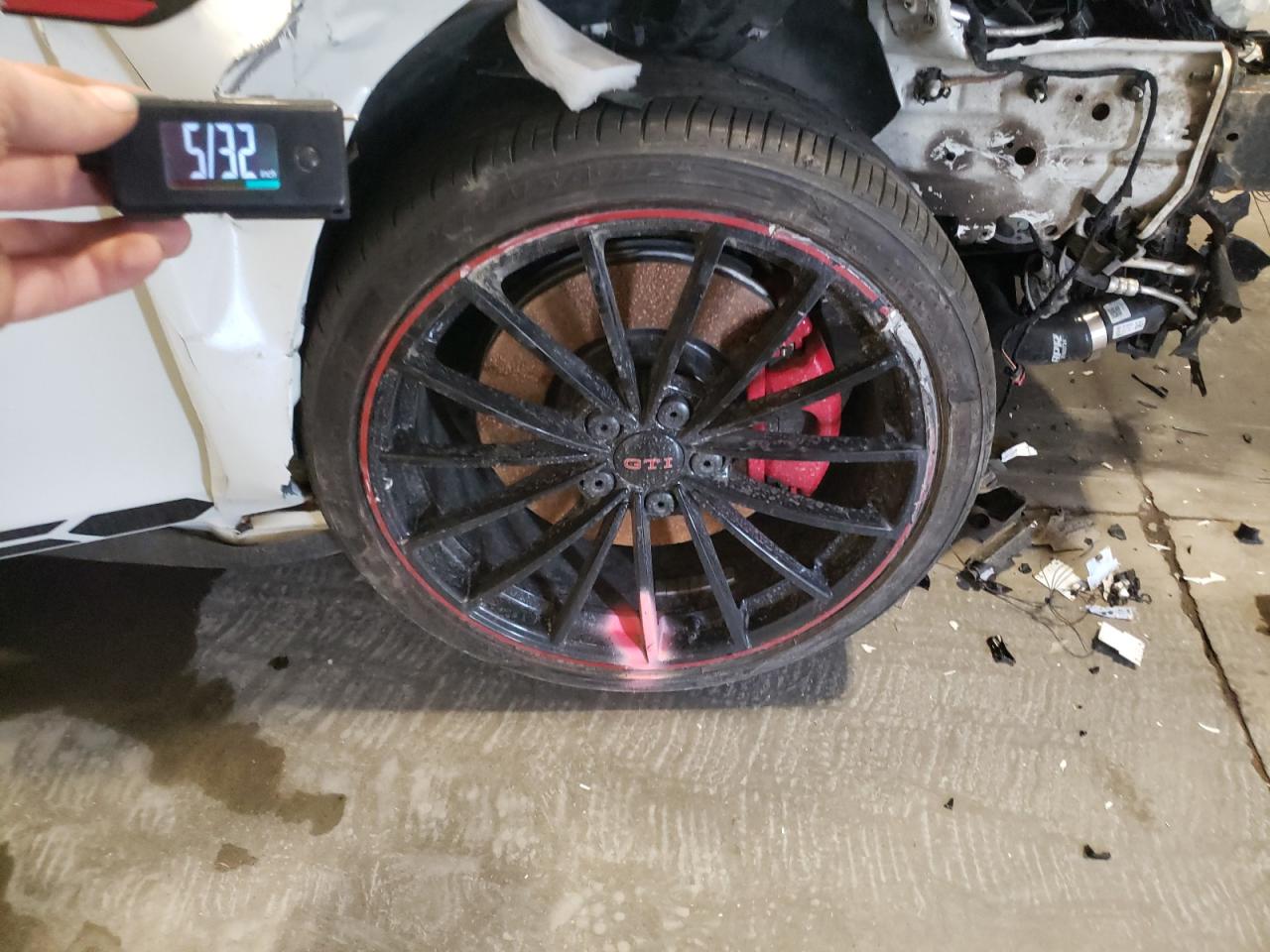 2023 Volkswagen Gti 40th Anniversary Белый vin: WVW9A7CD7PW197641 Damage: Right Front Wheel, Curb Rash, > 12 Inches