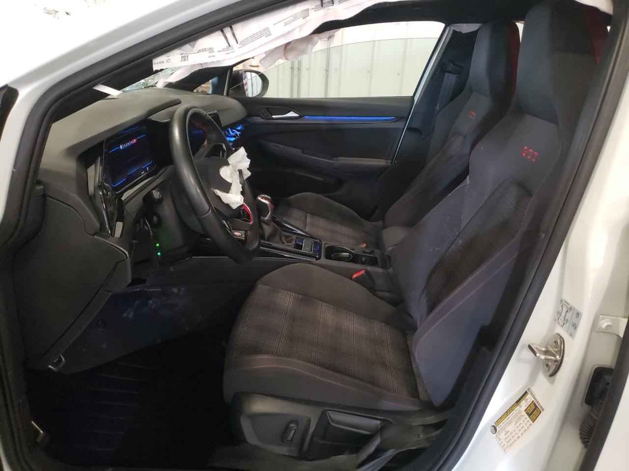 2023 Volkswagen Gti 40th Anniversary Белый vin: WVW9A7CD7PW197641 Damage: Airbag - Front Left, Deployed, Replacement Required