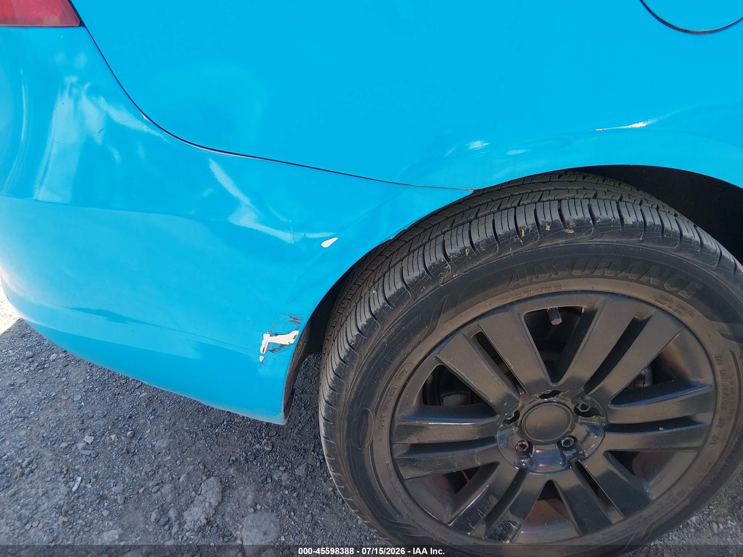 2009 Volkswagen Eos Komfort Blue vin: WVWAA71F39V015296
