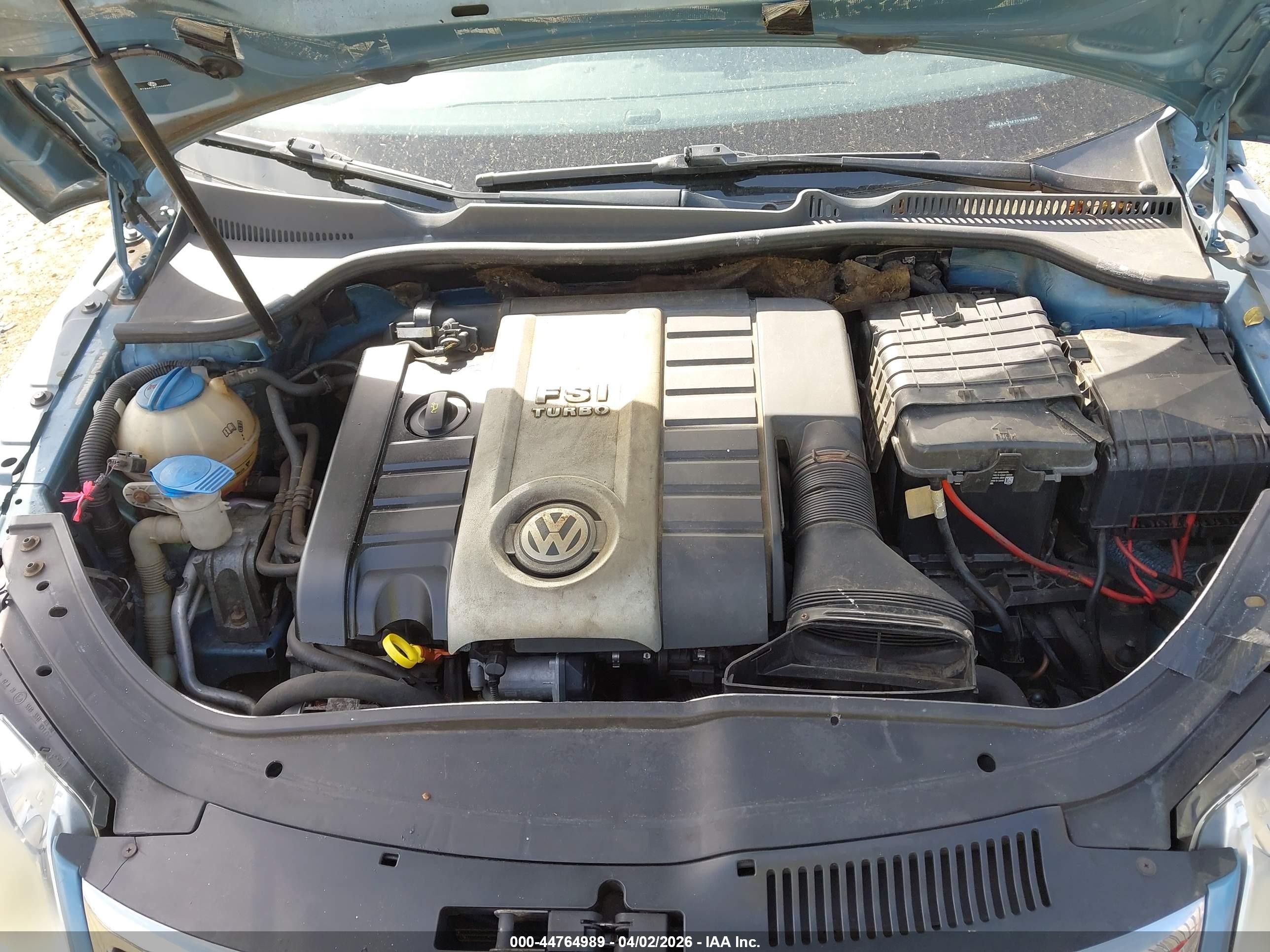 2007 Volkswagen Eos 2.0t Blue vin: WVWAA71F77V043468