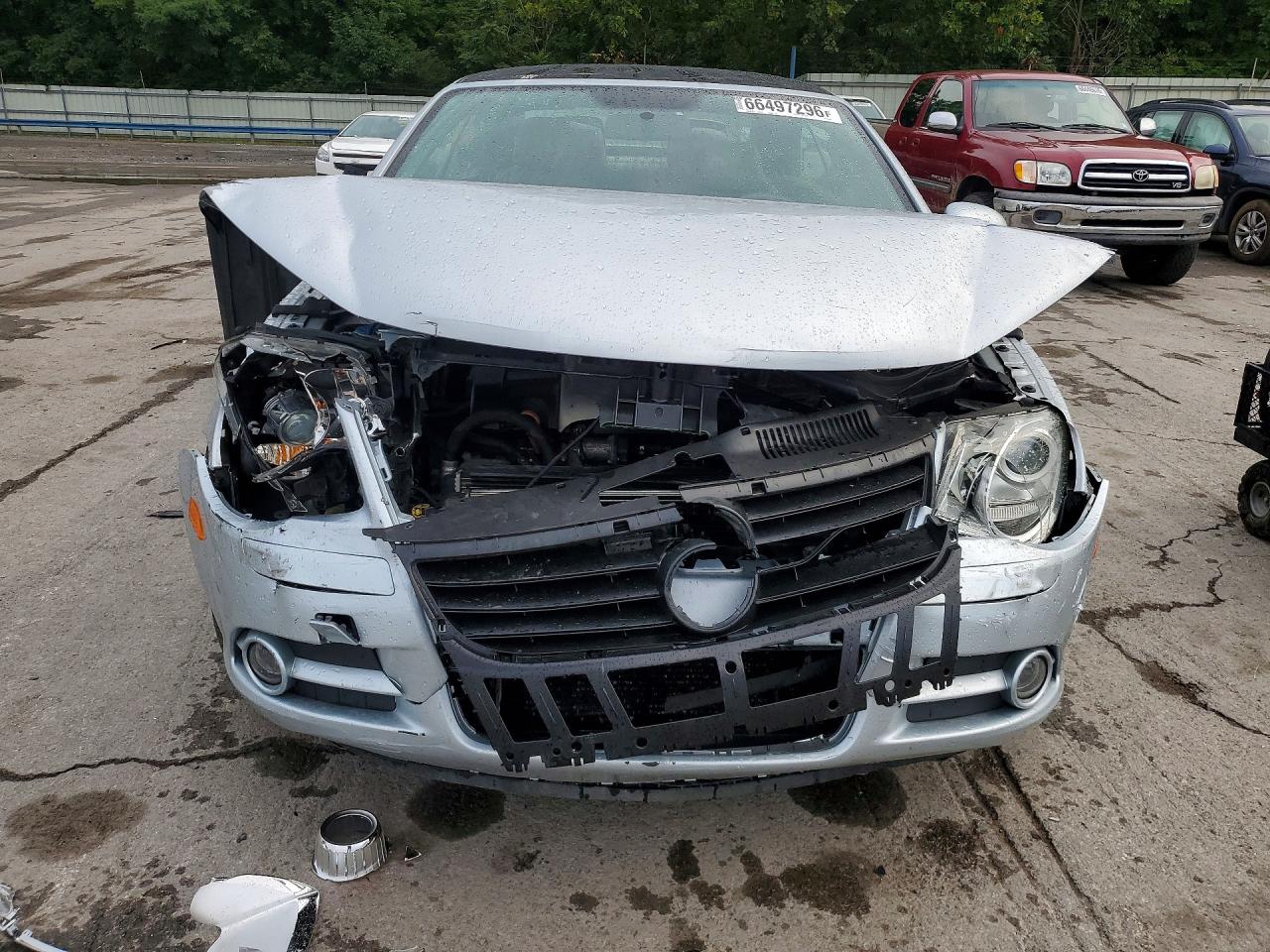 2007 Volkswagen Eos Base Silver vin: WVWAA71F77V047049
