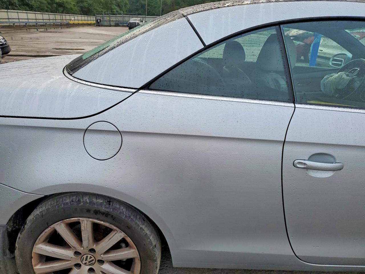2007 Volkswagen Eos Base Silver vin: WVWAA71F77V047049