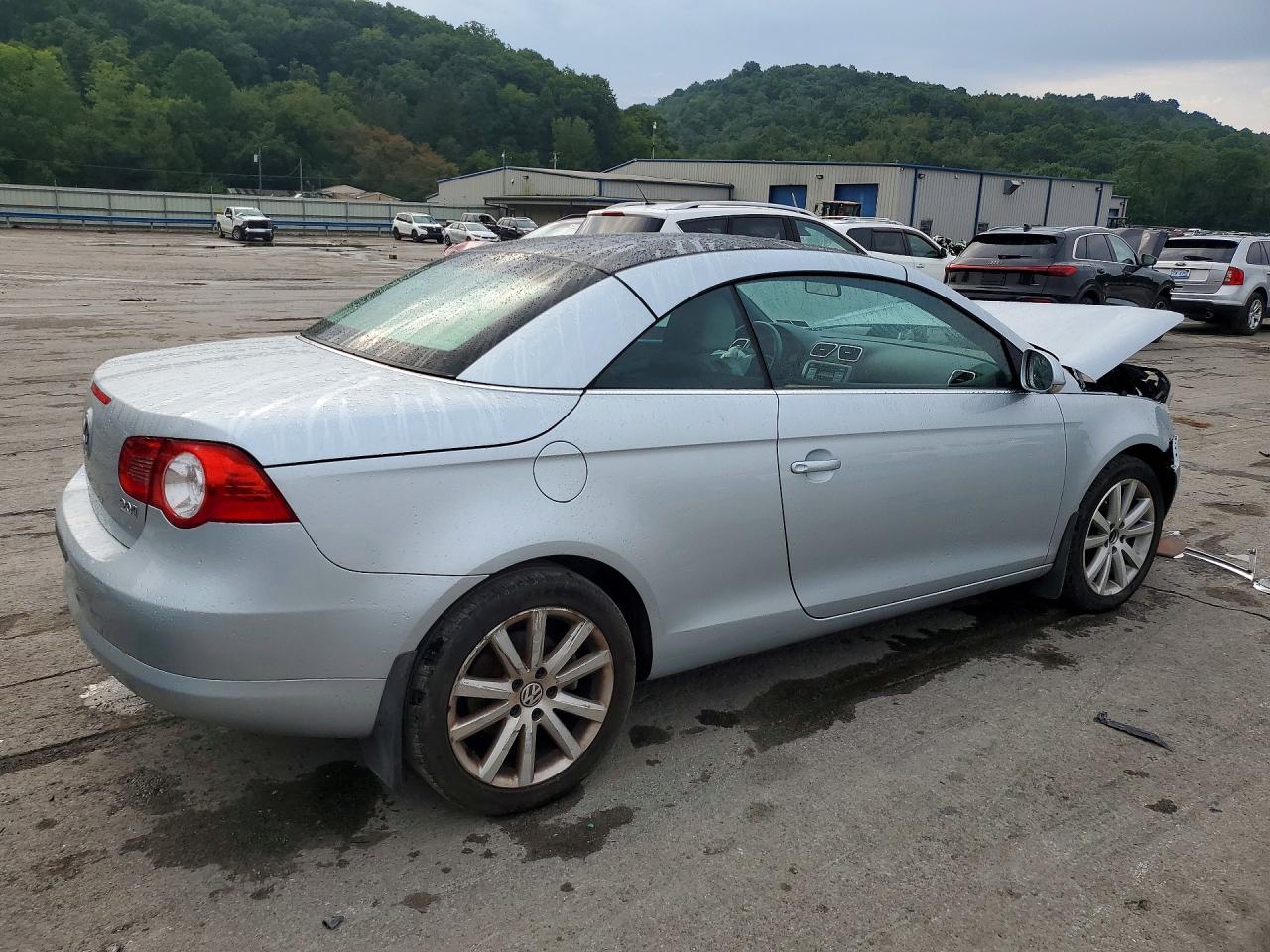 2007 Volkswagen Eos Base Silver vin: WVWAA71F77V047049
