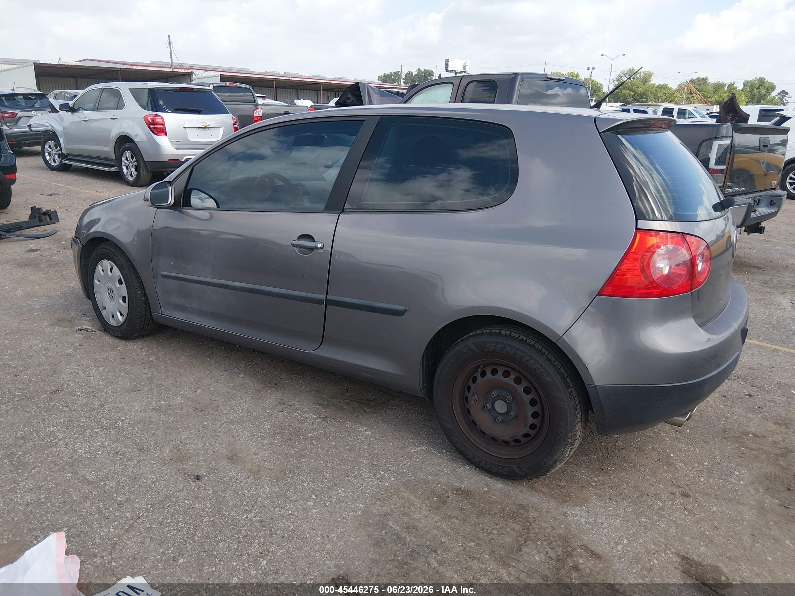 2008 Volkswagen Rabbit S Gray vin: WVWAA71K38W199919