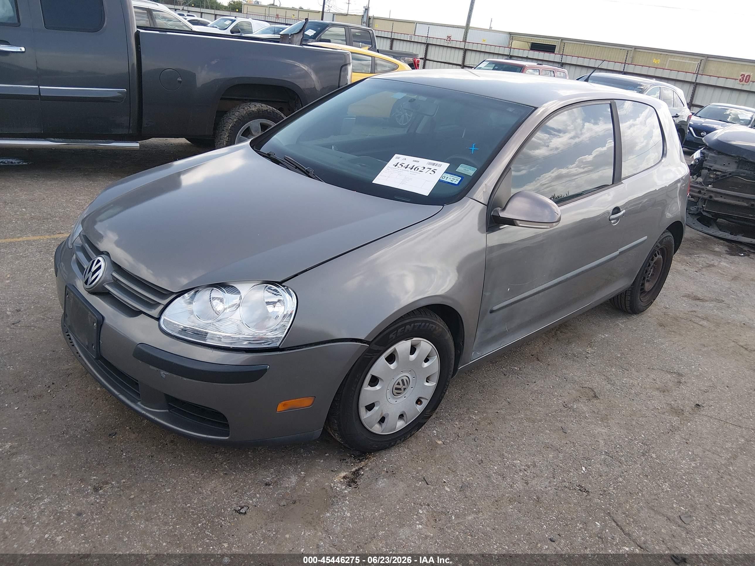 2008 Volkswagen Rabbit S Gray vin: WVWAA71K38W199919