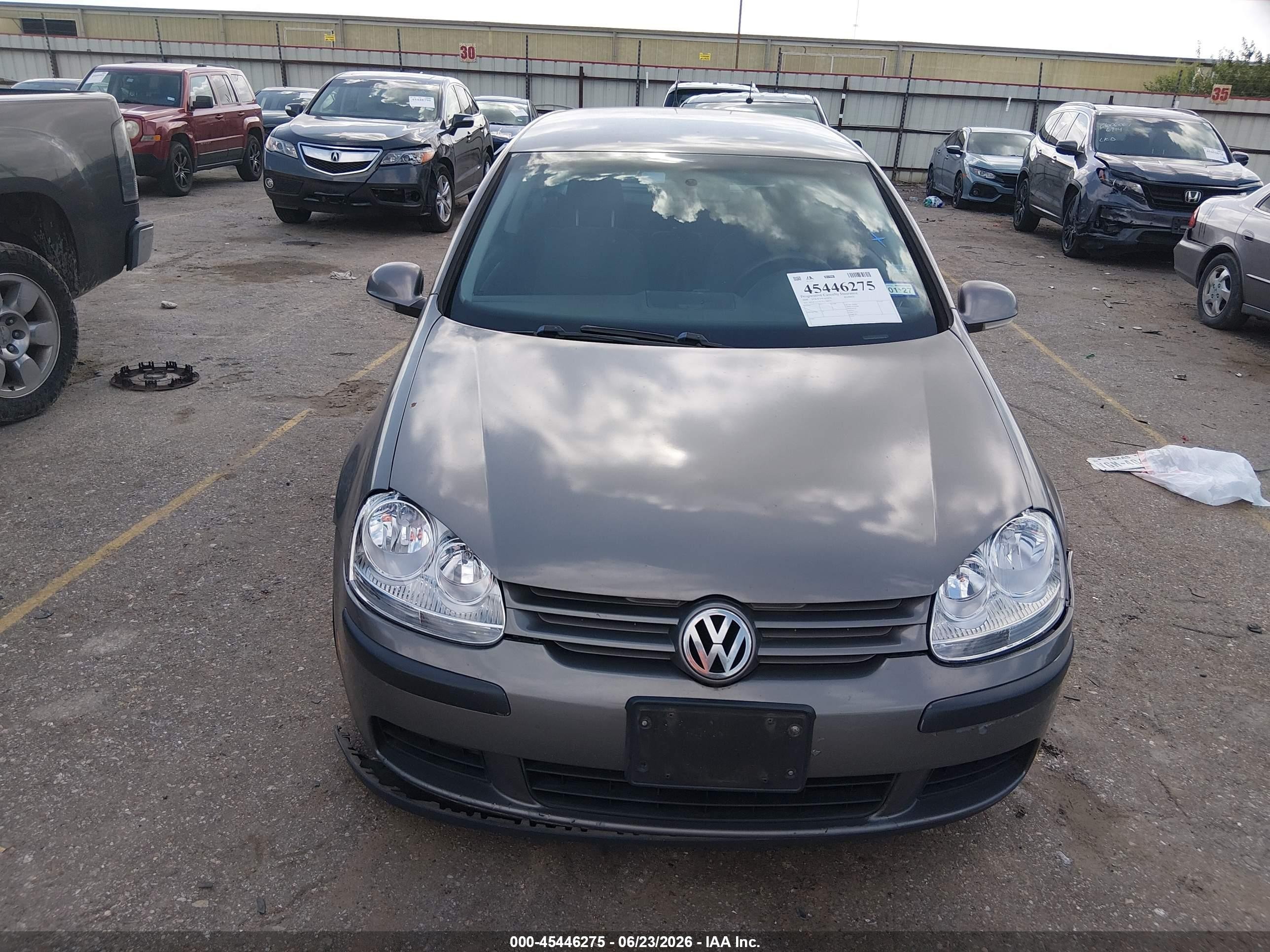 2008 Volkswagen Rabbit S Gray vin: WVWAA71K38W199919