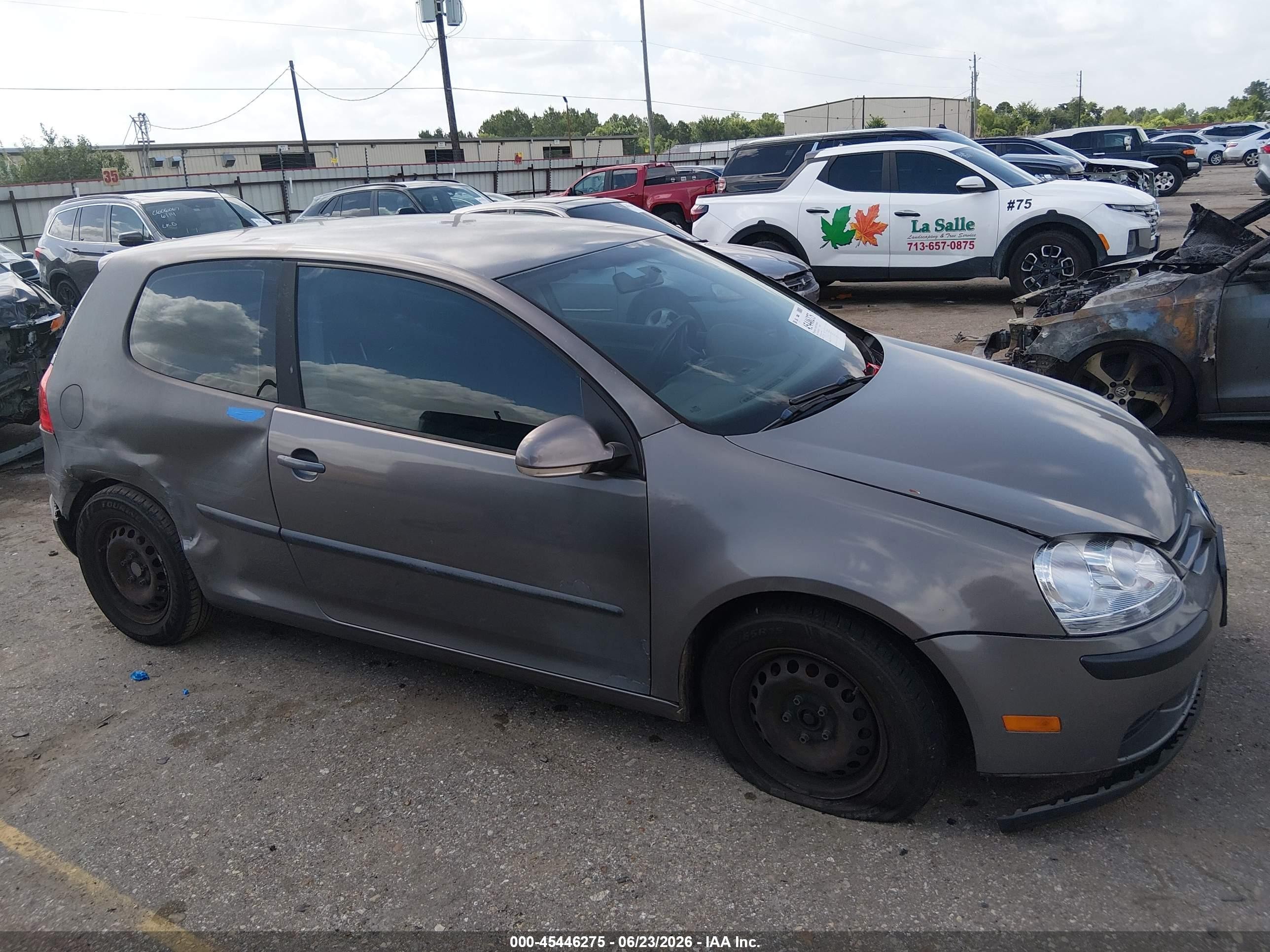 2008 Volkswagen Rabbit S Gray vin: WVWAA71K38W199919