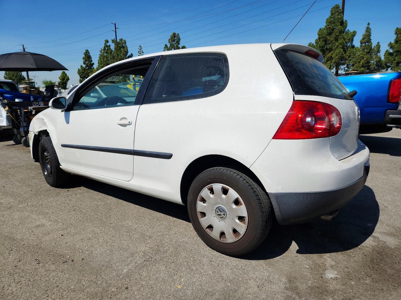 2008 Volkswagen Rabbit White vin: WVWAA71K48W220986