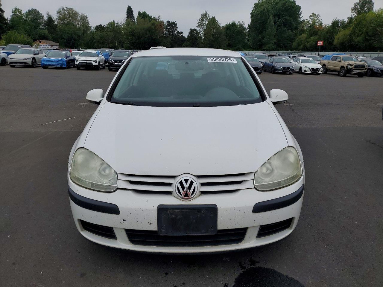 2008 Volkswagen Rabbit Белый vin: WVWAB71K28W244636