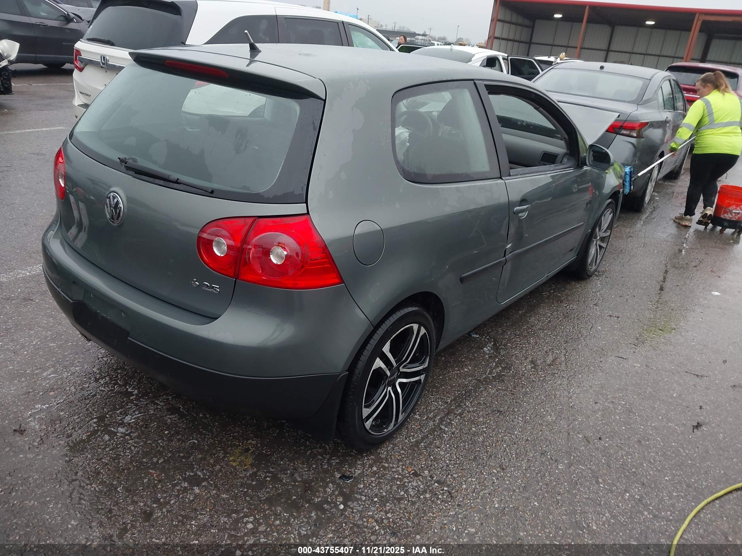 2008 Volkswagen Rabbit S Gray vin: WVWAB71K88W236931