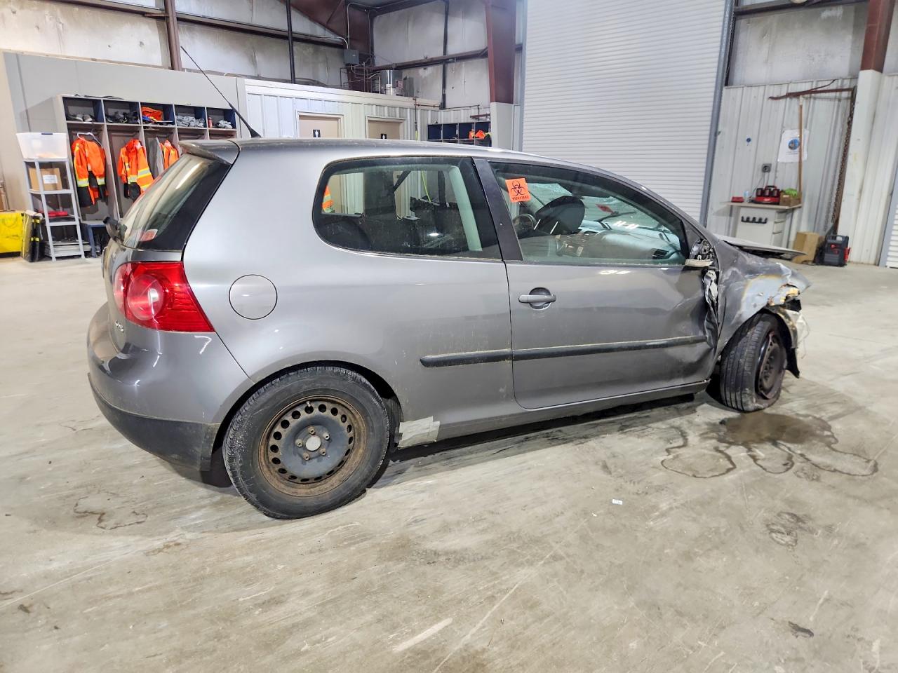 2008 Volkswagen Rabbit Gray vin: WVWAB71K98W118659