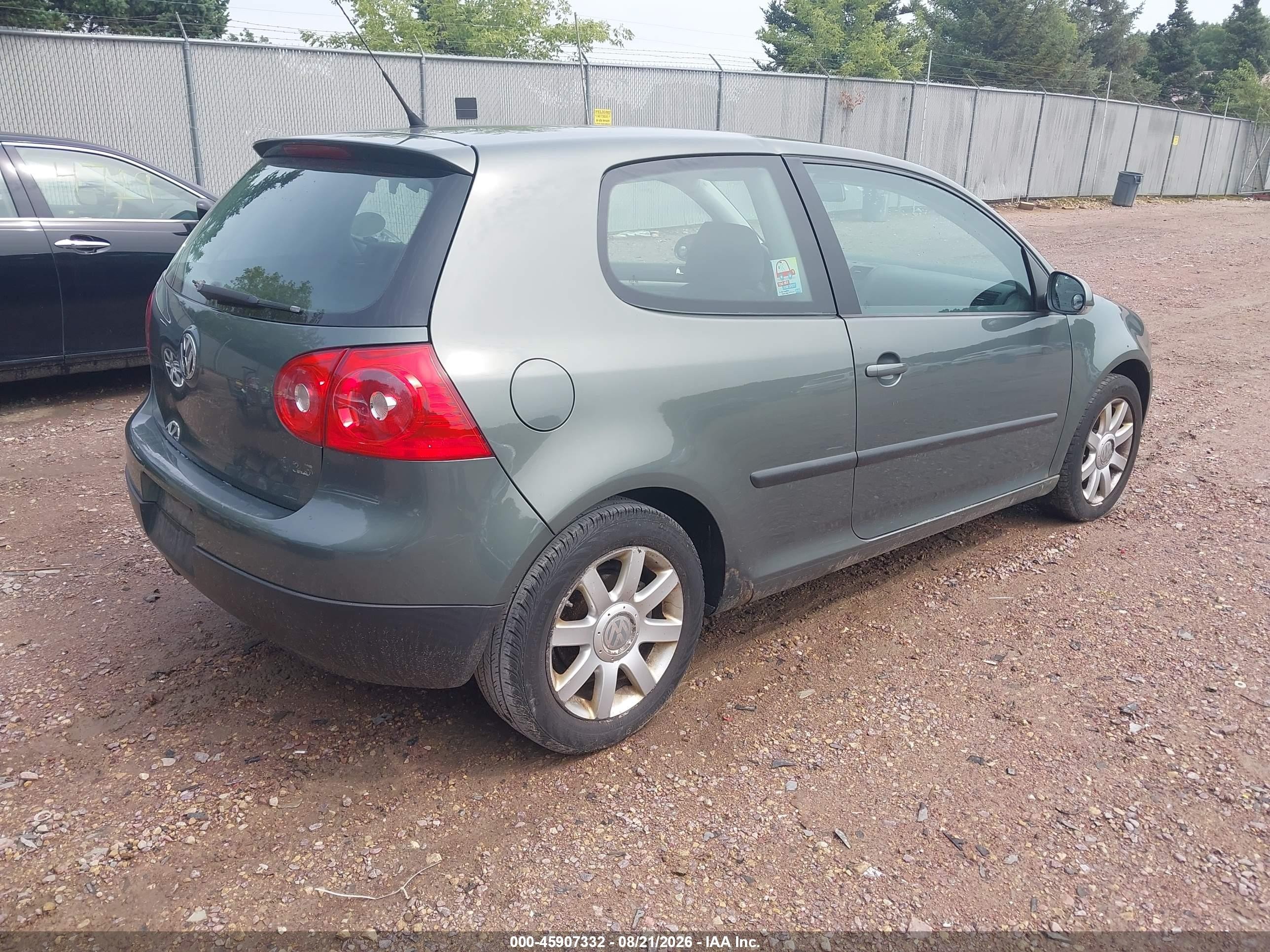 2008 Volkswagen Rabbit S Gray vin: WVWAB71KX8W336285