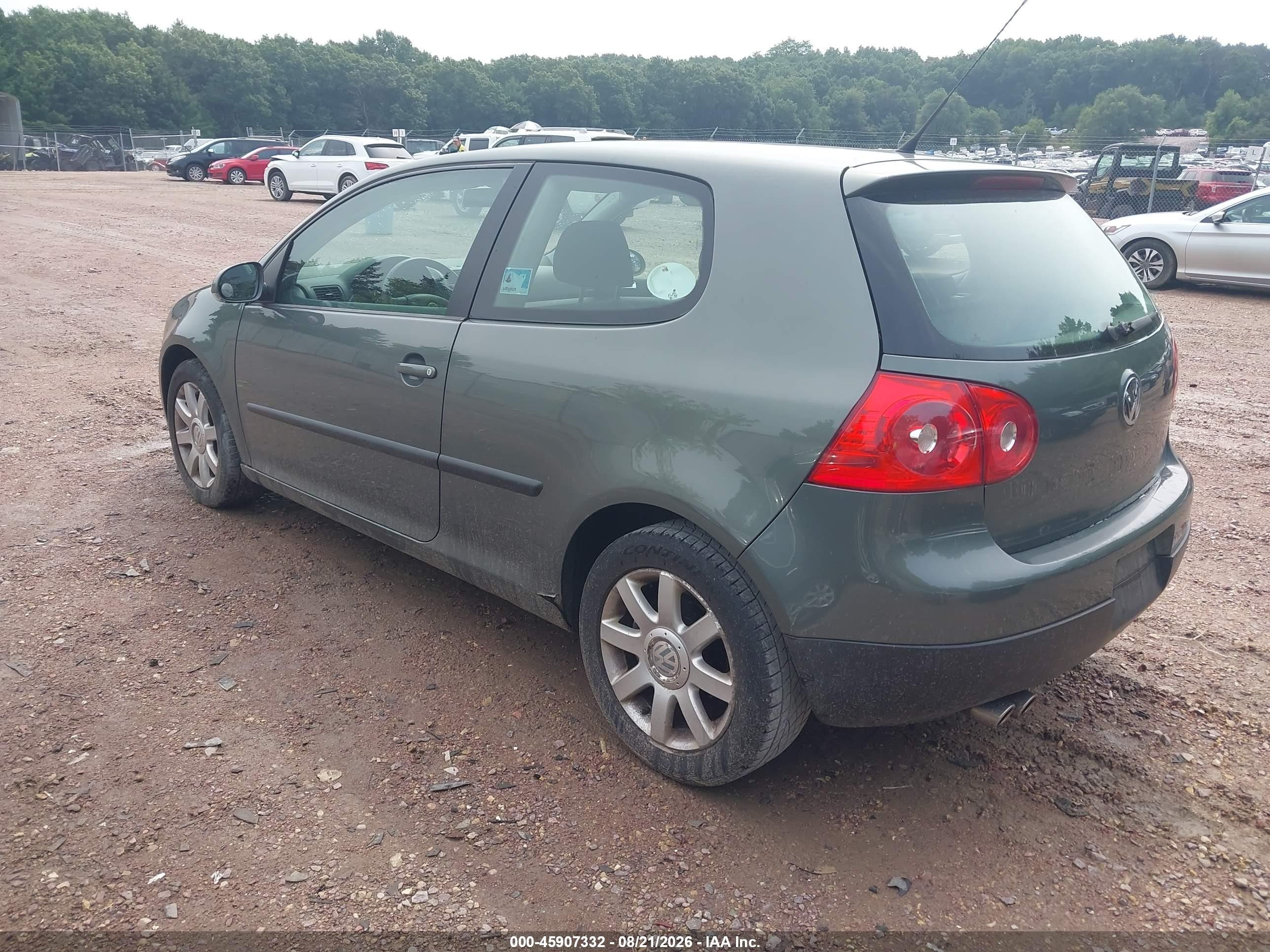 2008 Volkswagen Rabbit S Gray vin: WVWAB71KX8W336285