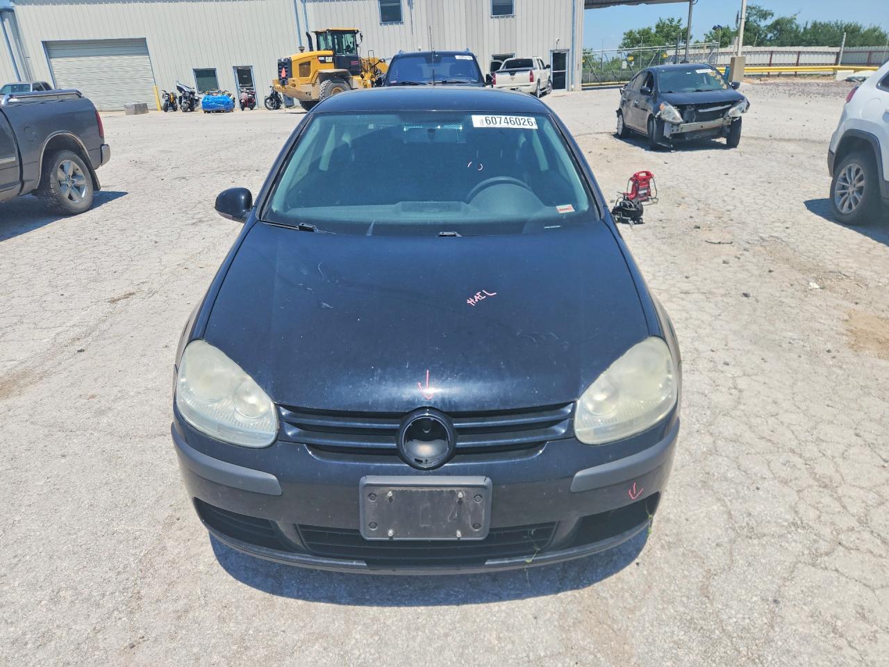 2009 Volkswagen Rabbit Black vin: WVWAB71KX9W135682