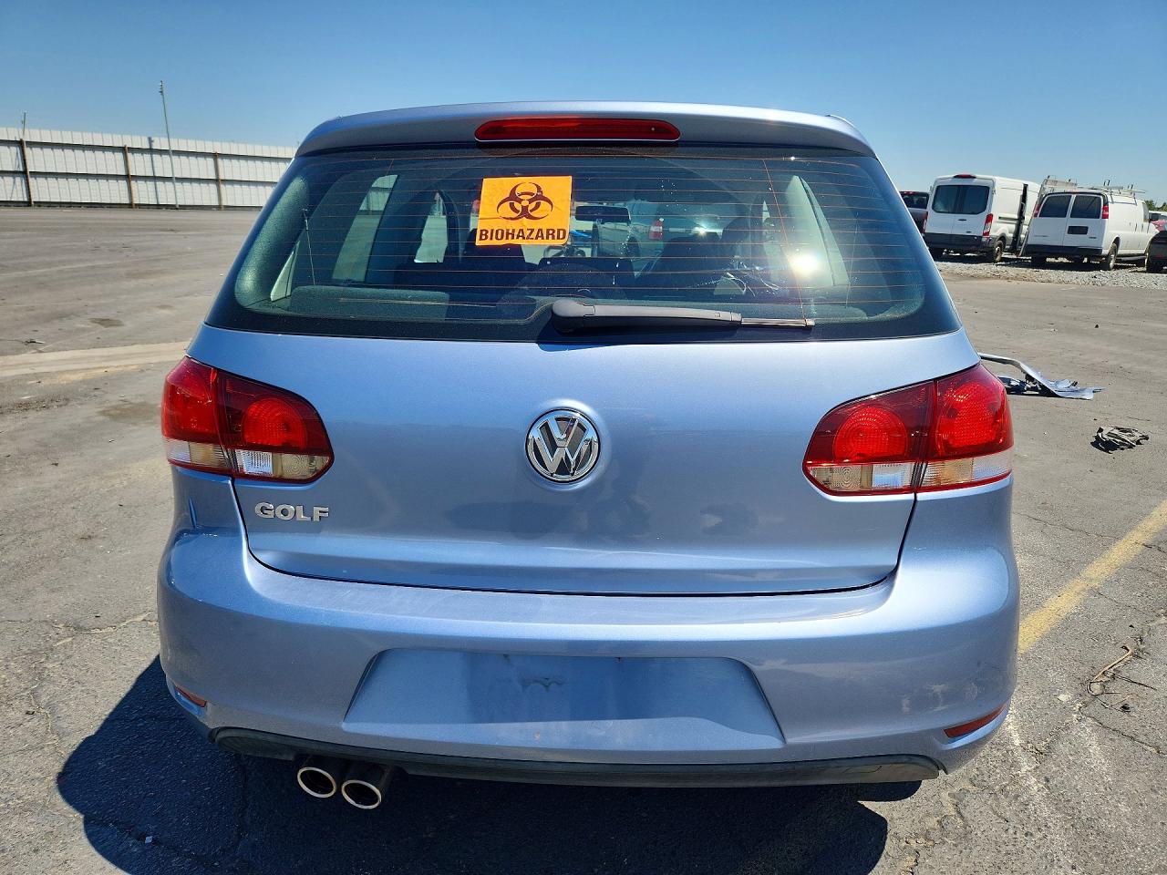 2010 Volkswagen Golf Синий vin: WVWAB7AJ0AW319945