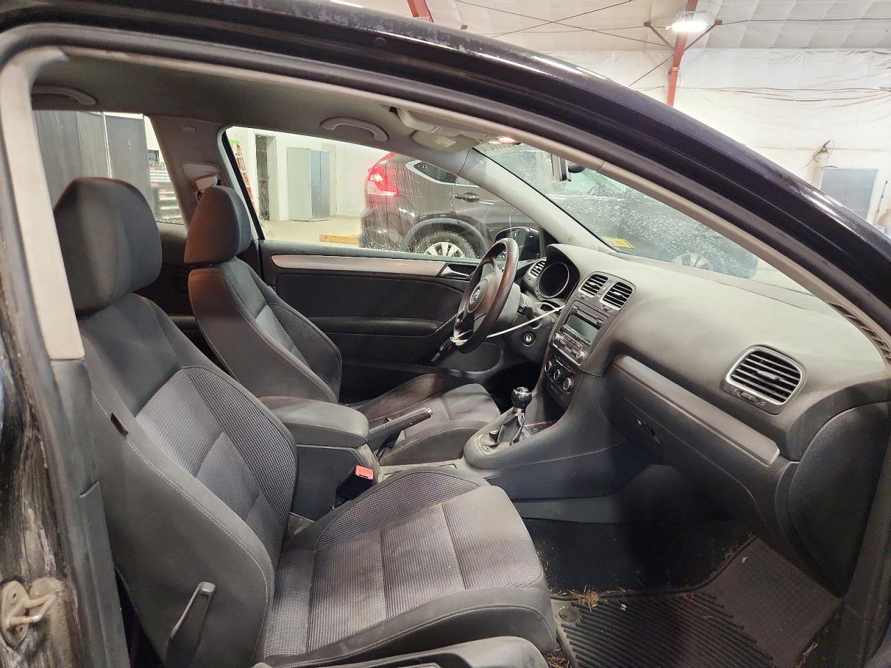 2013 Volkswagen Golf Black vin: WVWAB7AJ0DW133066
