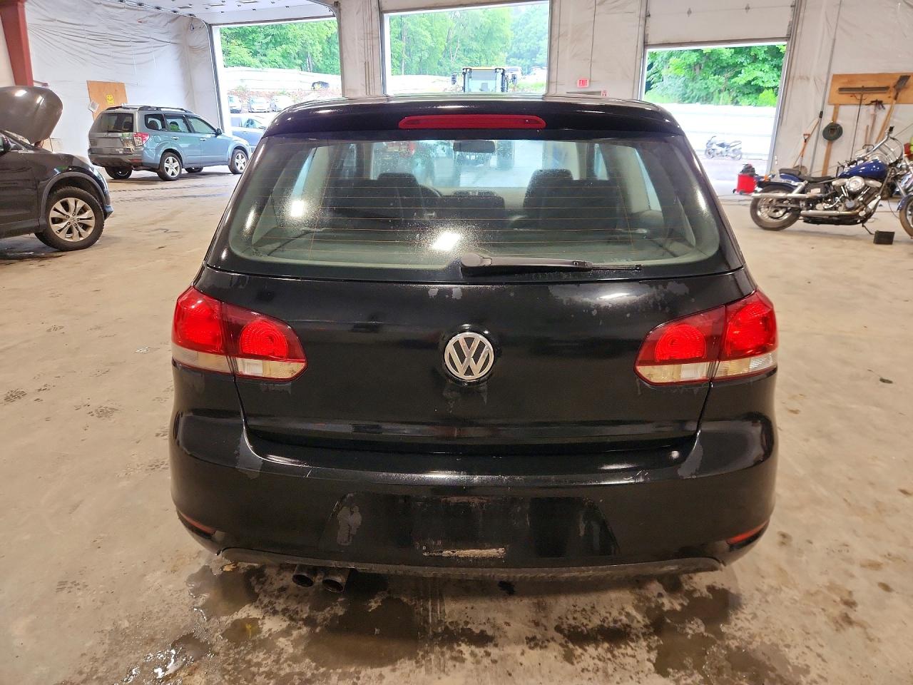 2013 Volkswagen Golf Black vin: WVWAB7AJ0DW133066