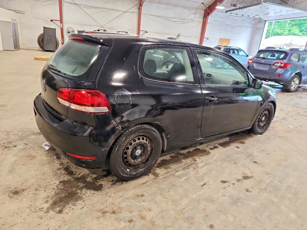 2013 Volkswagen Golf Black vin: WVWAB7AJ0DW133066