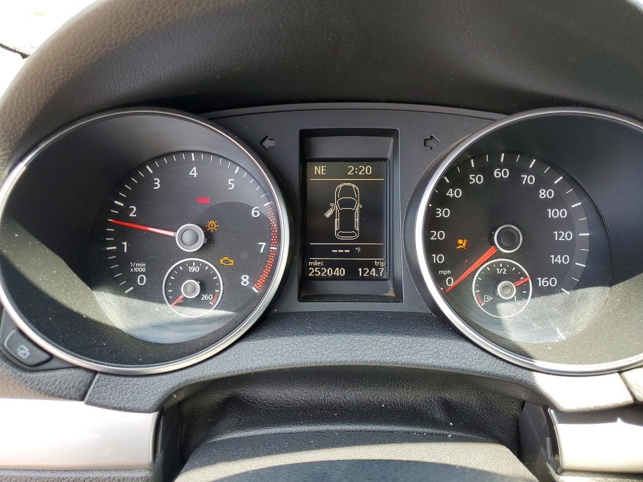 2012 Volkswagen Golf Black vin: WVWAB7AJ1CW191301
