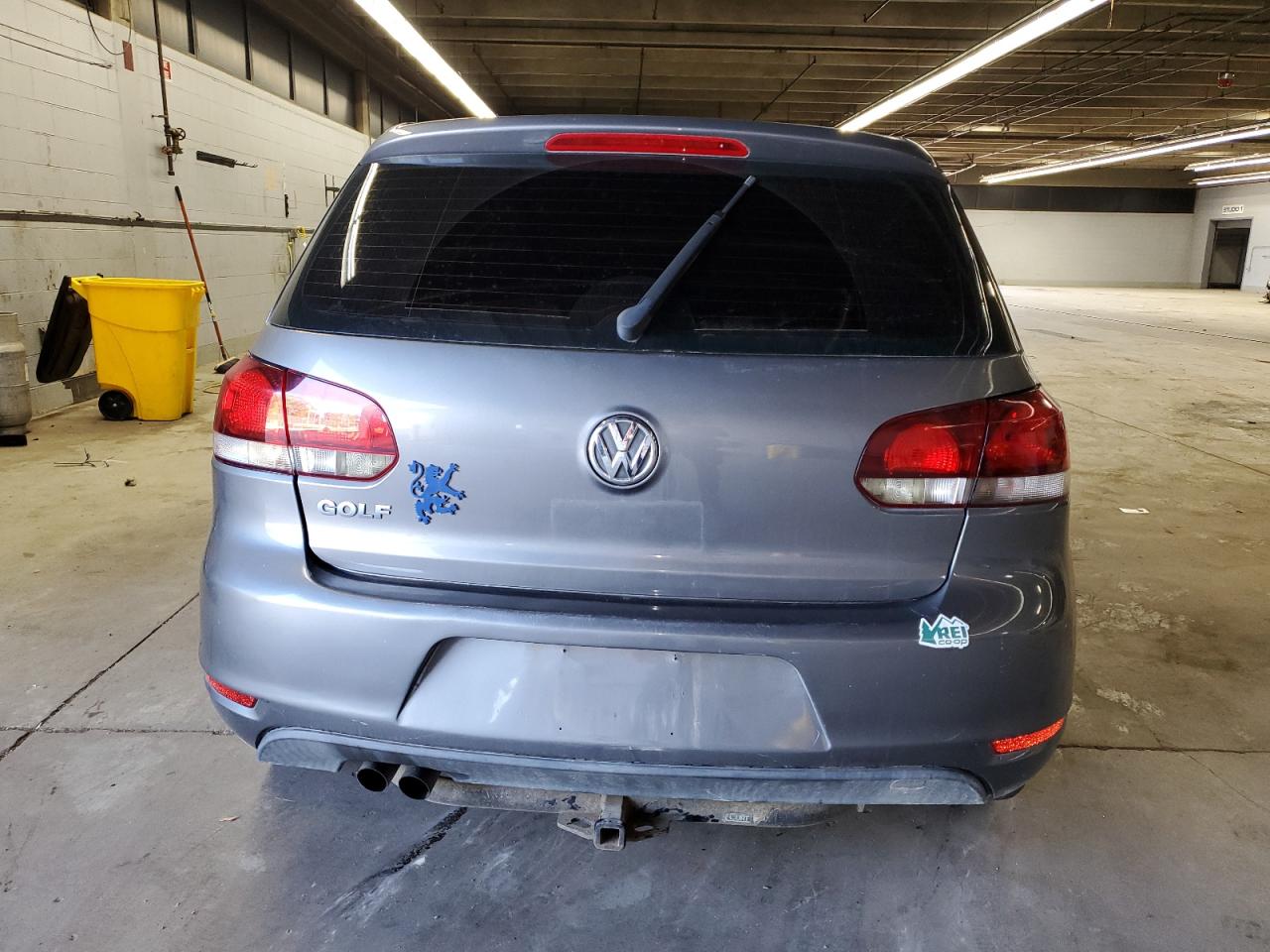 2010 Volkswagen Golf Gray vin: WVWAB7AJ6AW395475