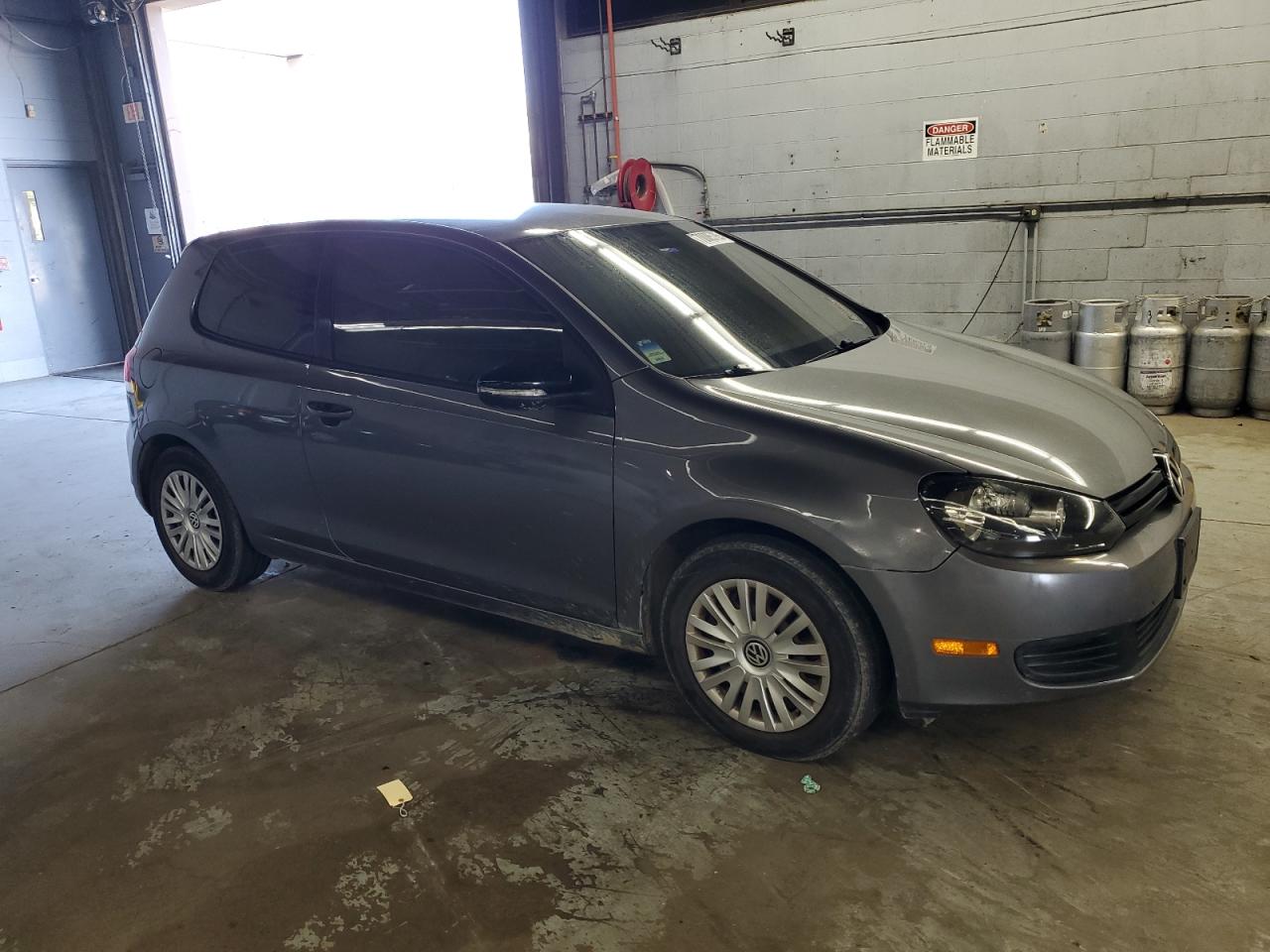 2010 Volkswagen Golf Gray vin: WVWAB7AJ6AW395475