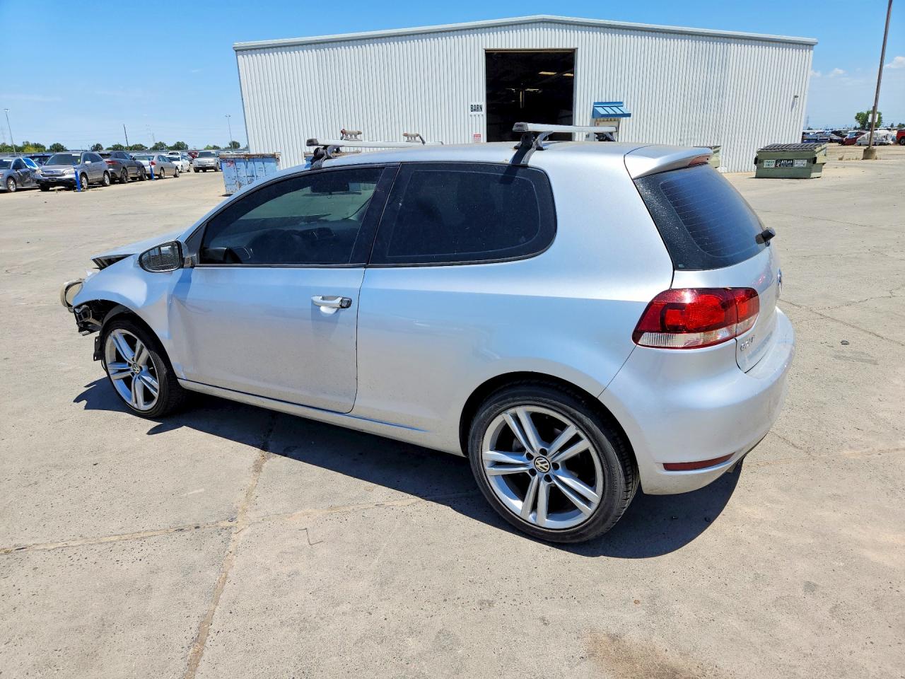 2010 Volkswagen Golf Silver vin: WVWAB7AJ8AW167400