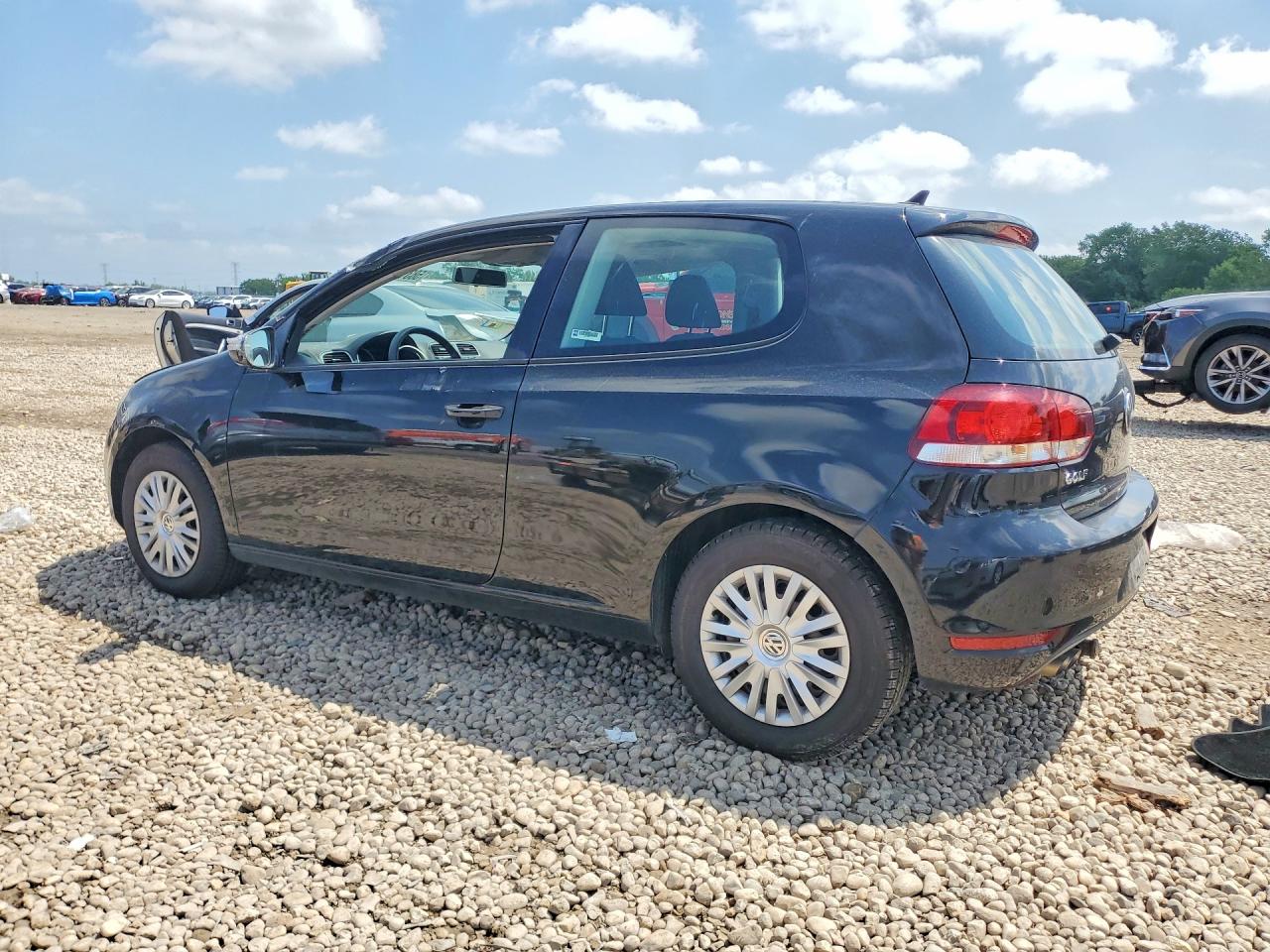 2012 Volkswagen Golf Black vin: WVWAB7AJ8CW175855