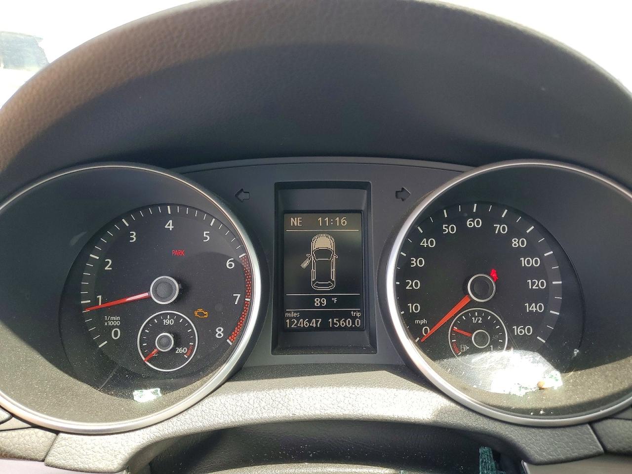 2012 Volkswagen Golf Black vin: WVWAB7AJ8CW175855