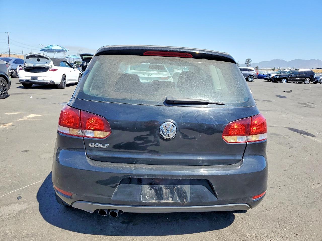 2011 Volkswagen Golf Black vin: WVWAB7AJ9BW172901