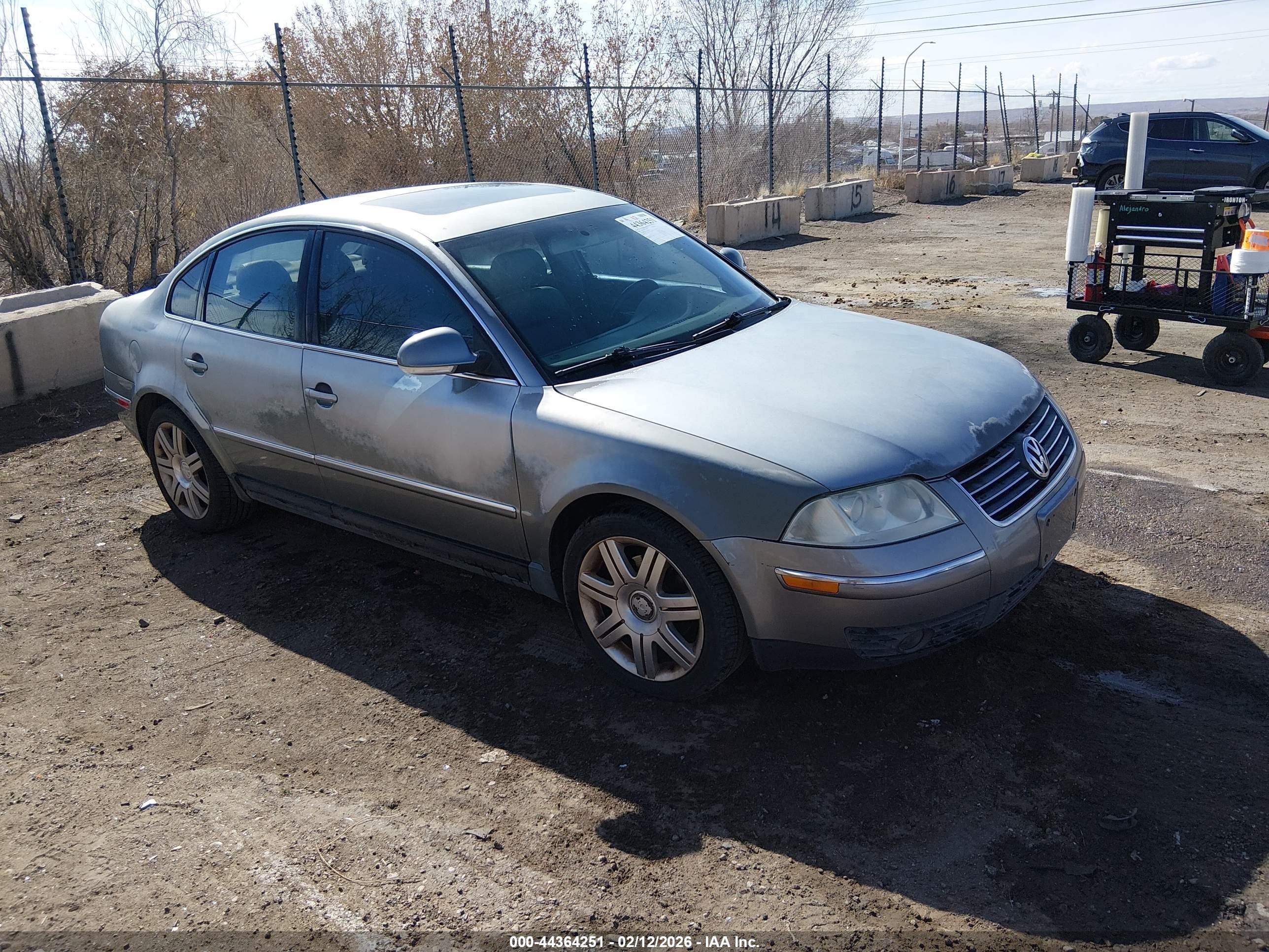 2005 Volkswagen Passat Gls 1.8t Silver vin: WVWAD63B35E044027