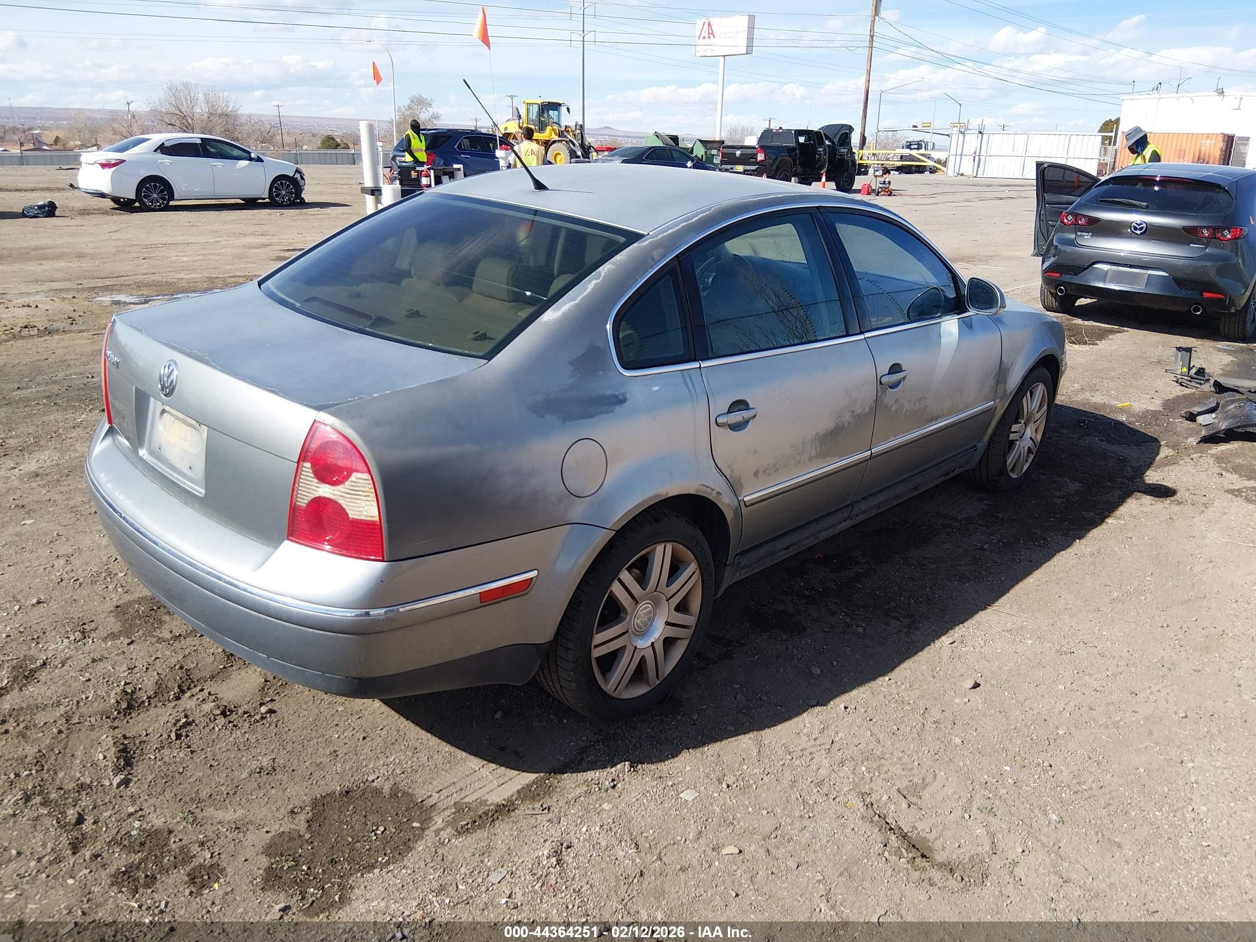 2005 Volkswagen Passat Gls 1.8t Silver vin: WVWAD63B35E044027