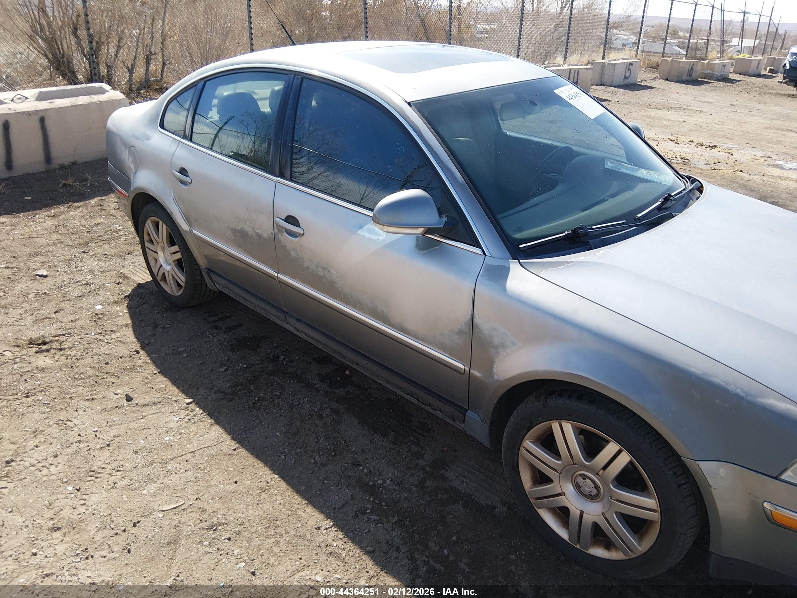 2005 Volkswagen Passat Gls 1.8t Silver vin: WVWAD63B35E044027